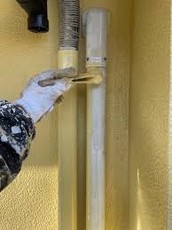 エアコン配管ダクト塗装