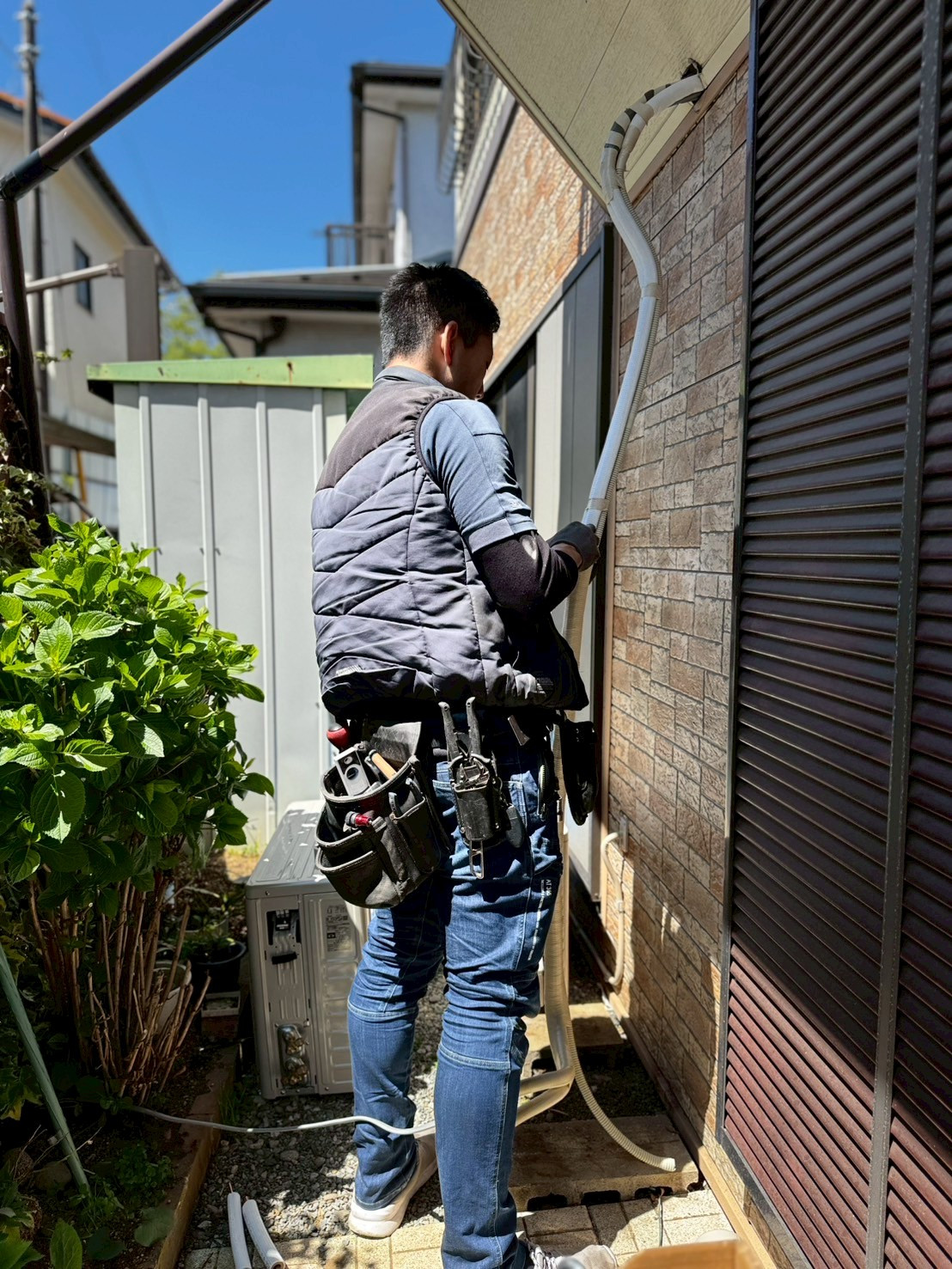 配管の取り回し