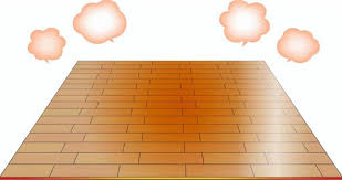 床からじんわり