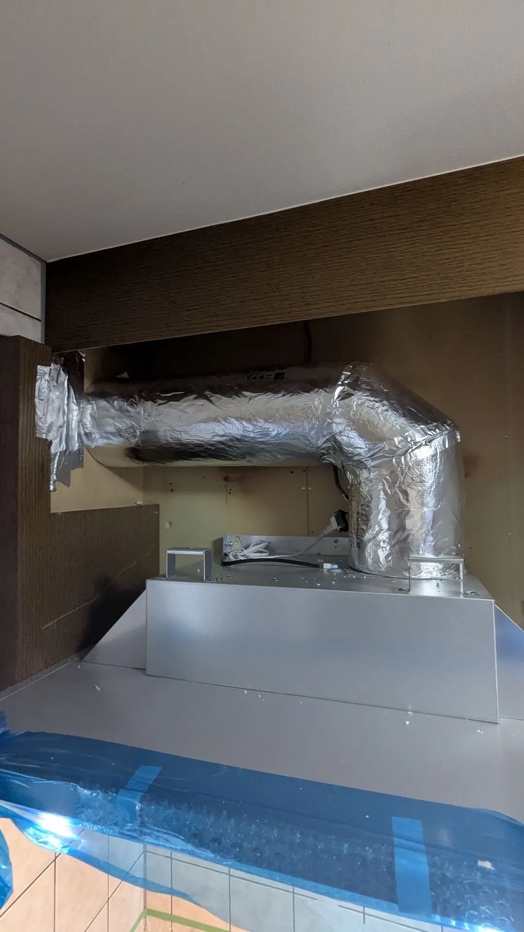 施工後配管断熱