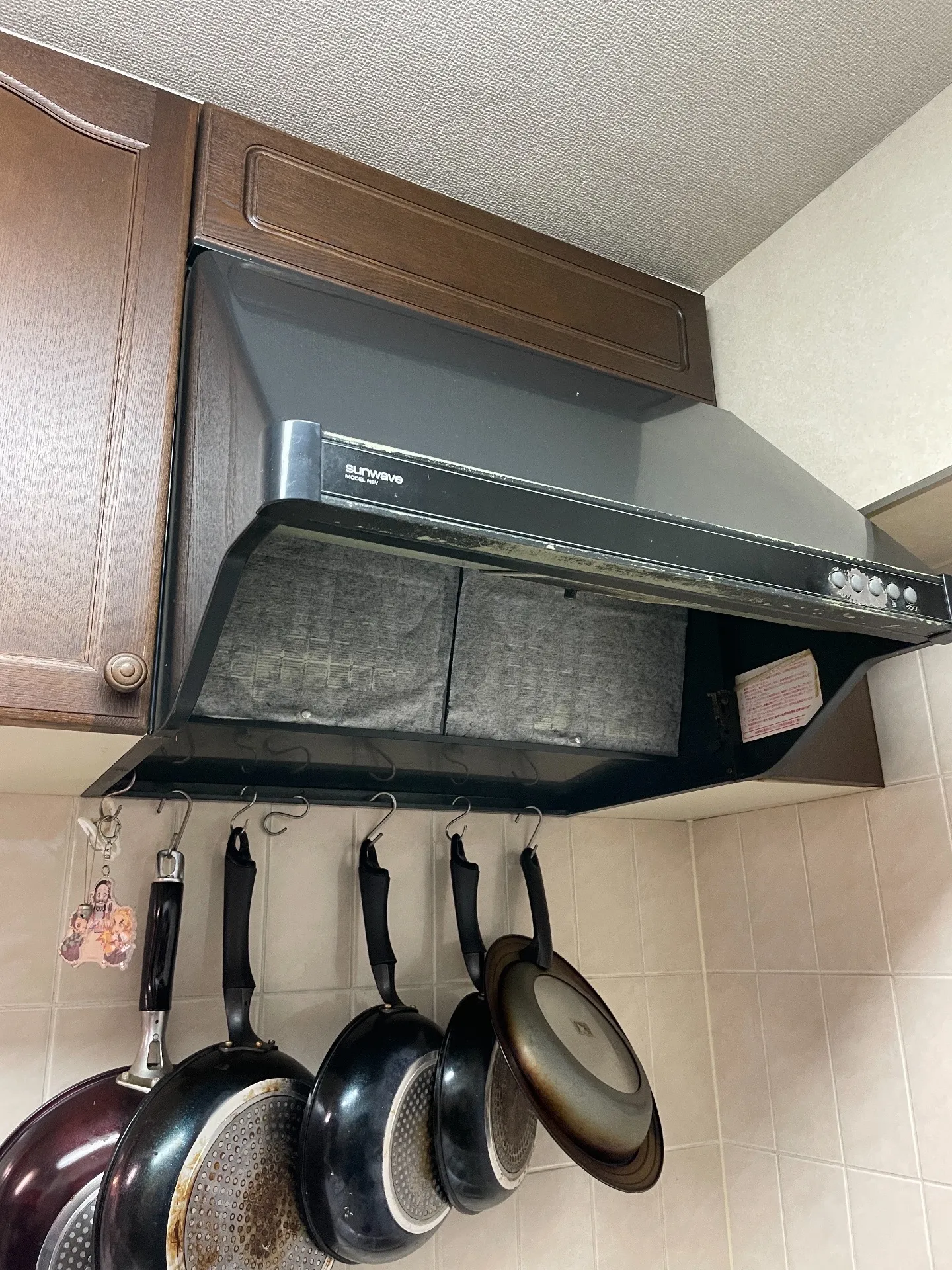 施工前レンジフード