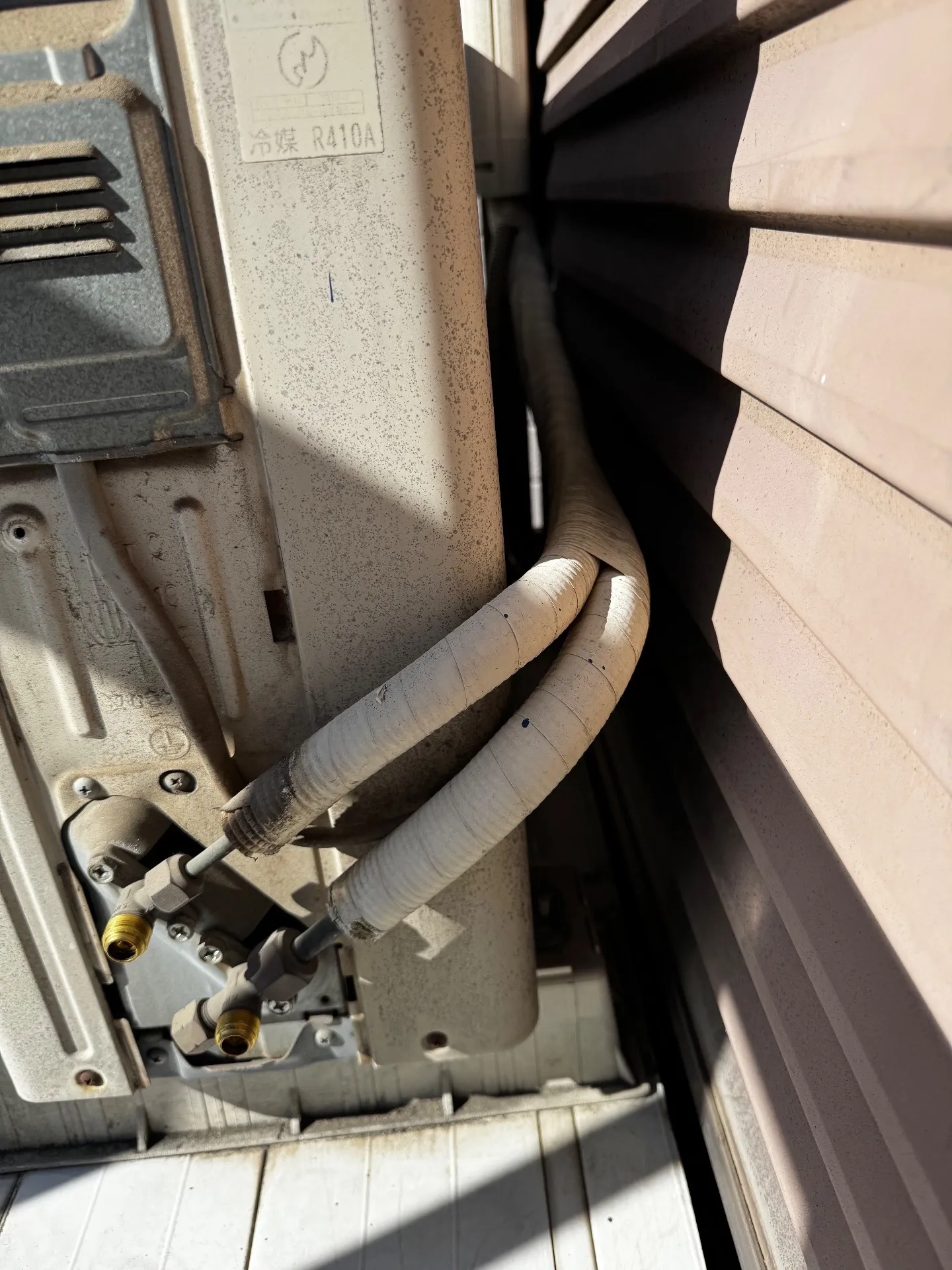 施工前配管接続部