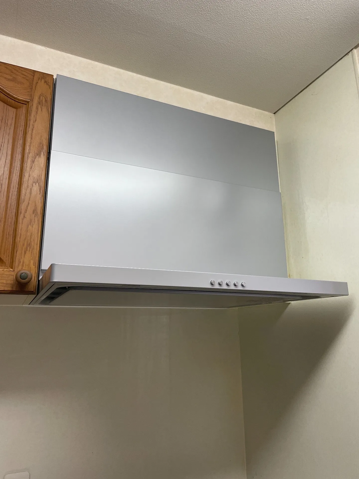 施工後レンジフード