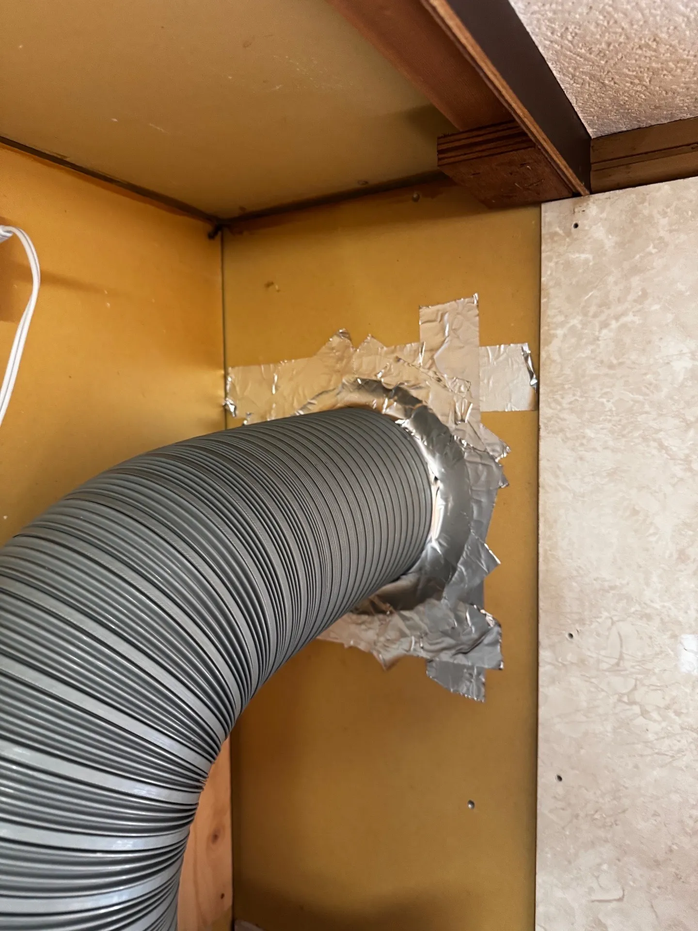 施工後配管接続部