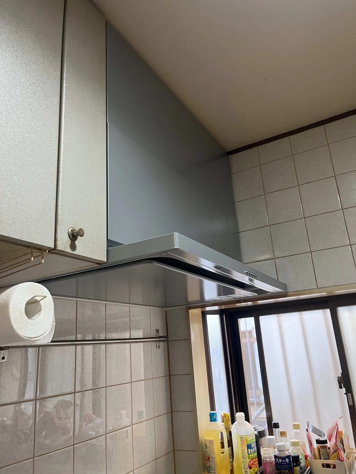 施工後レンジフード
