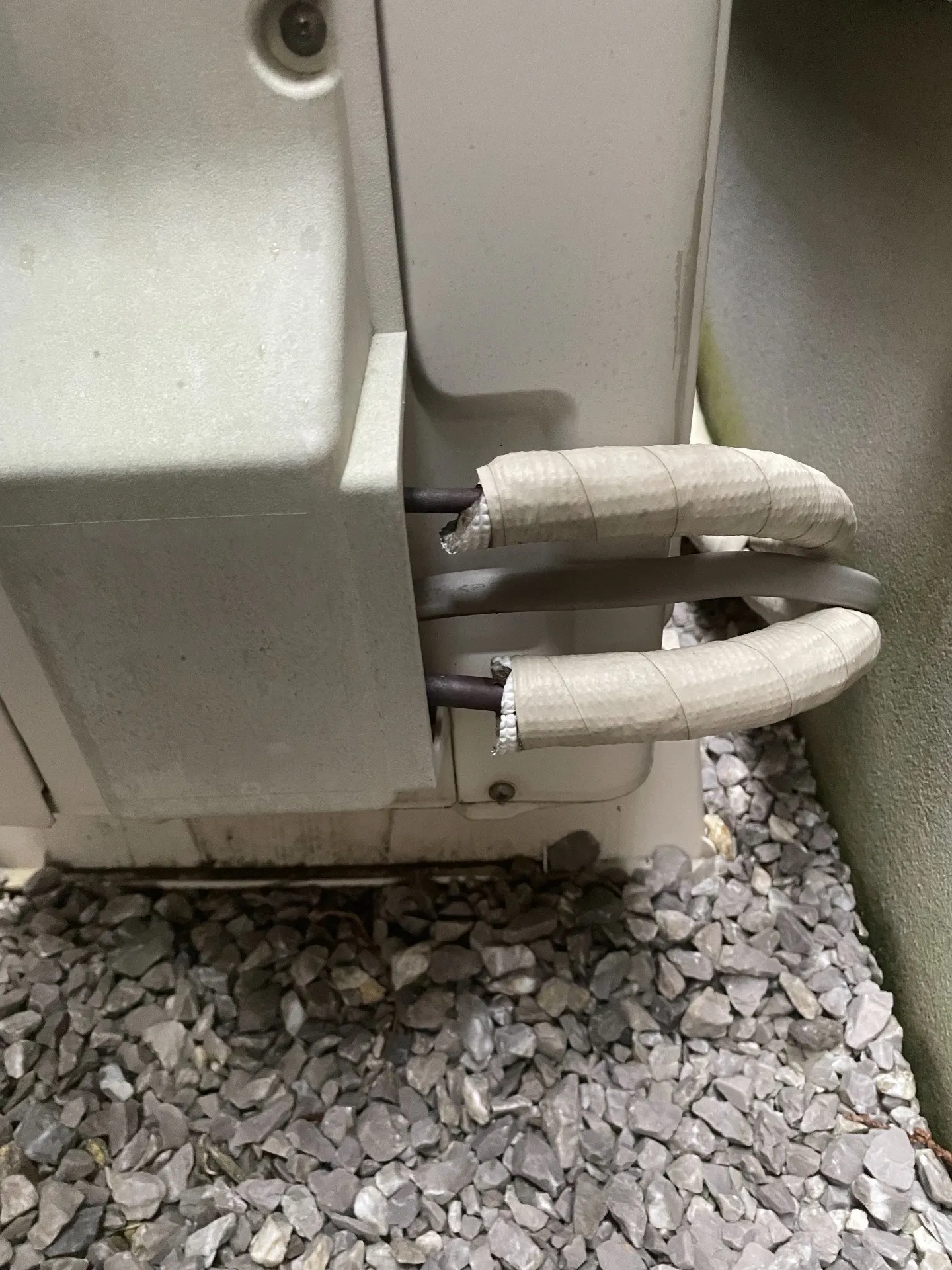 施工前配管接続部