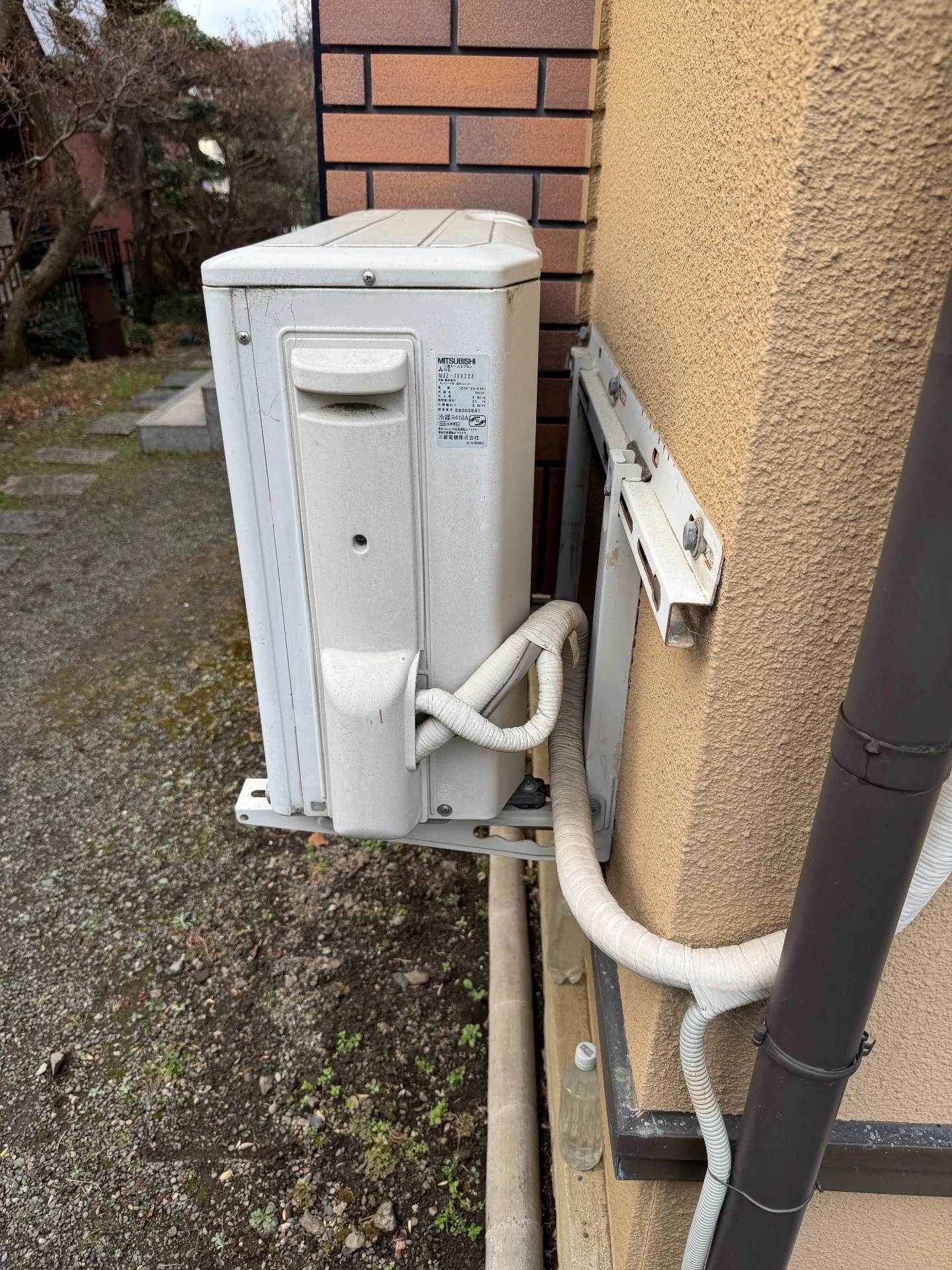 施工前配管接続部