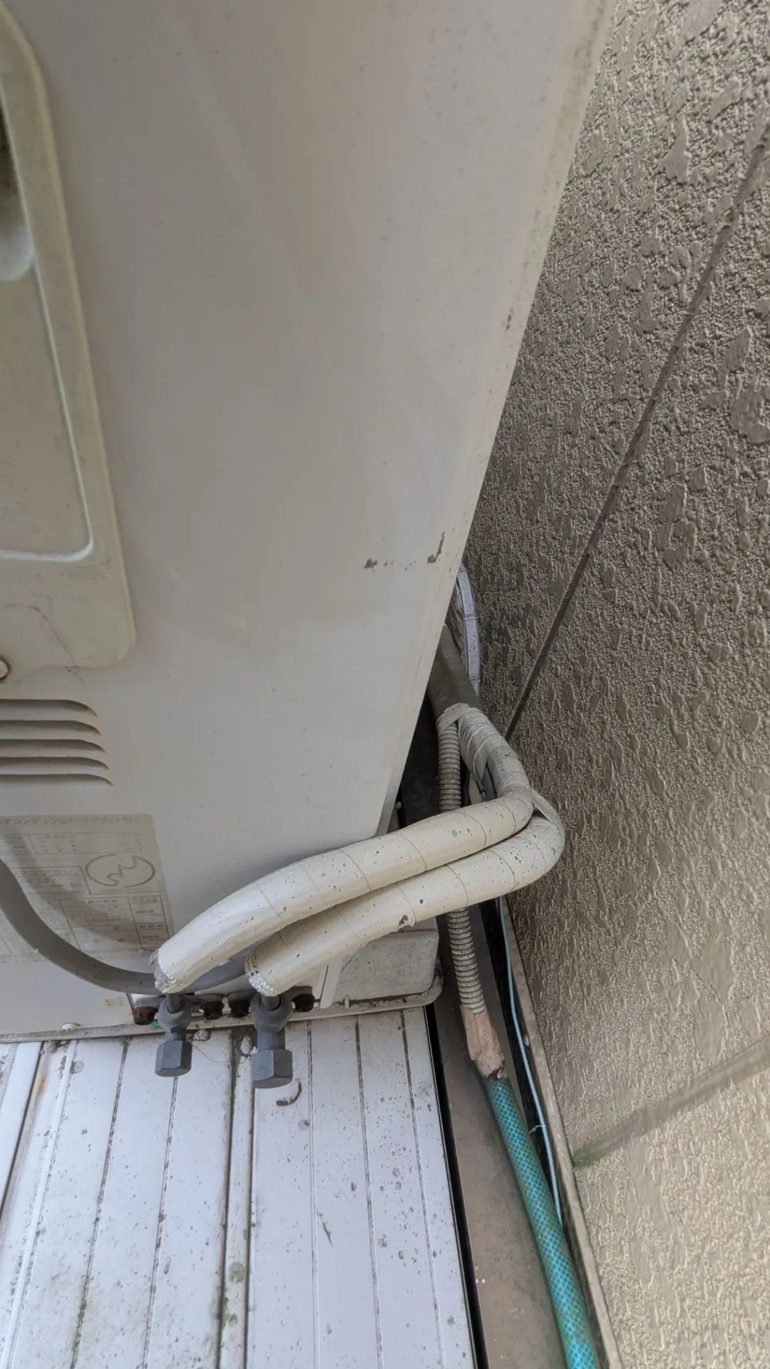 施工前配管接続部