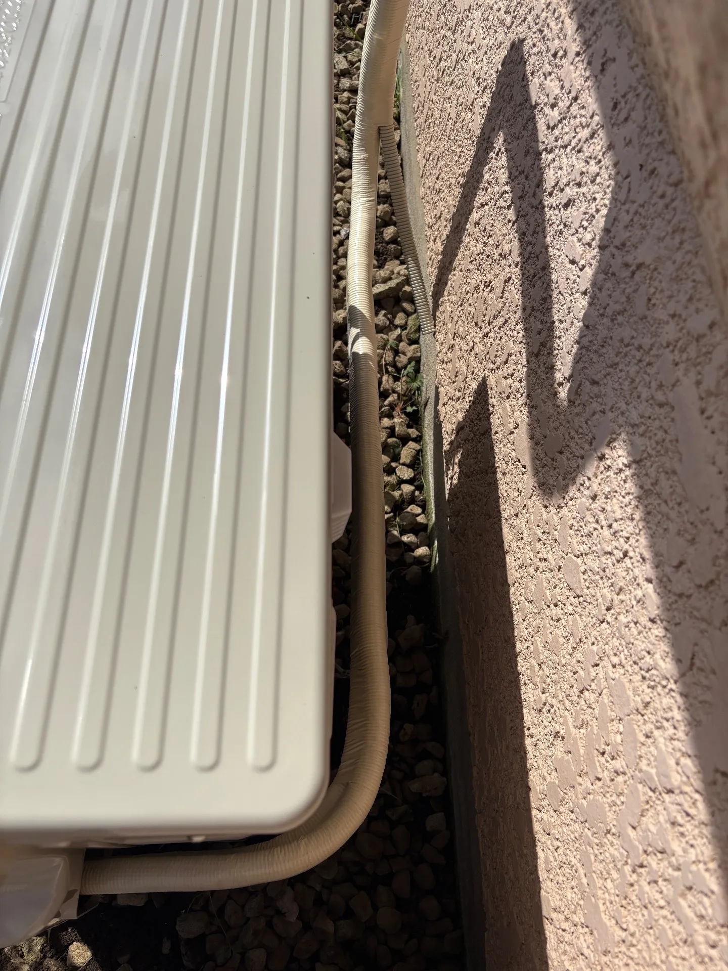 施工後配管接続部