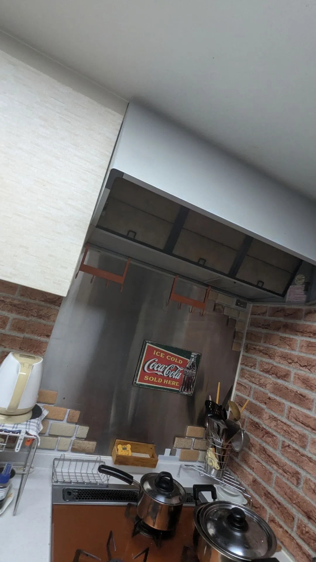 施工前レンジフード