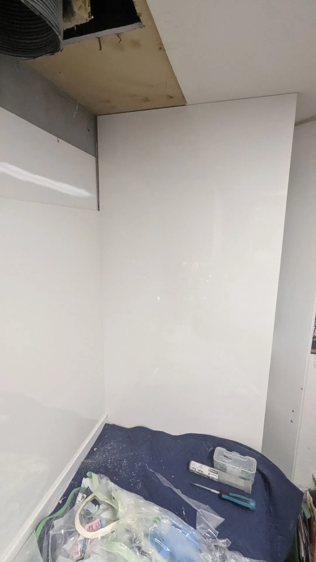 キッチンパネル増し貼り