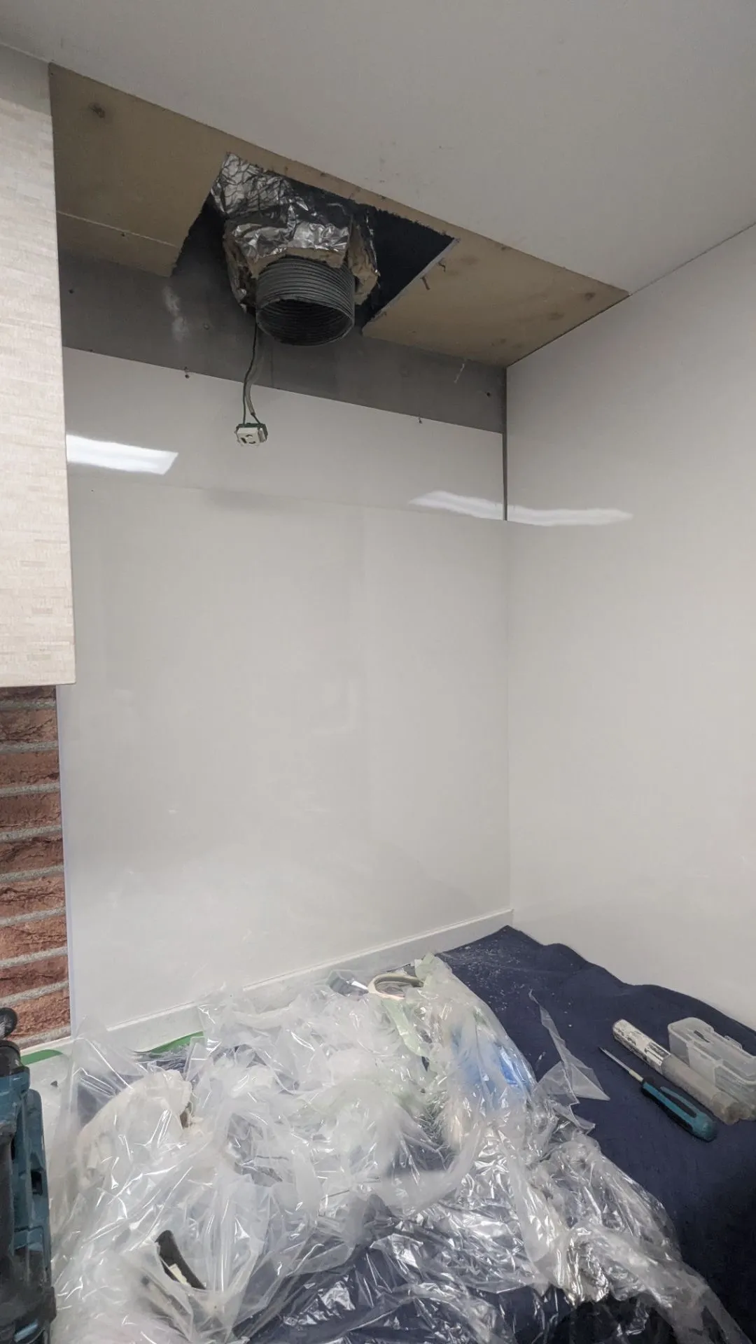 キッチンパネル増し貼り