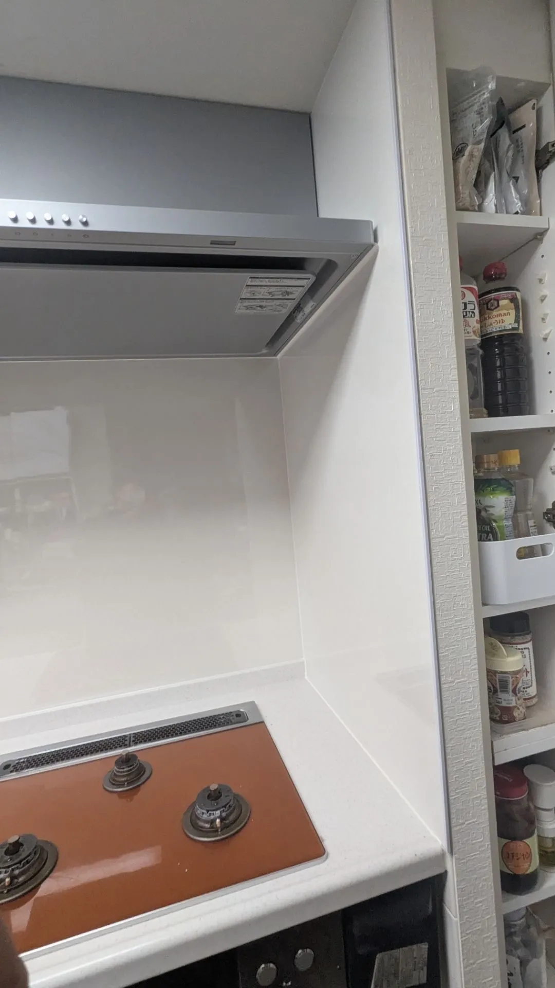 施工後キッチンパネル