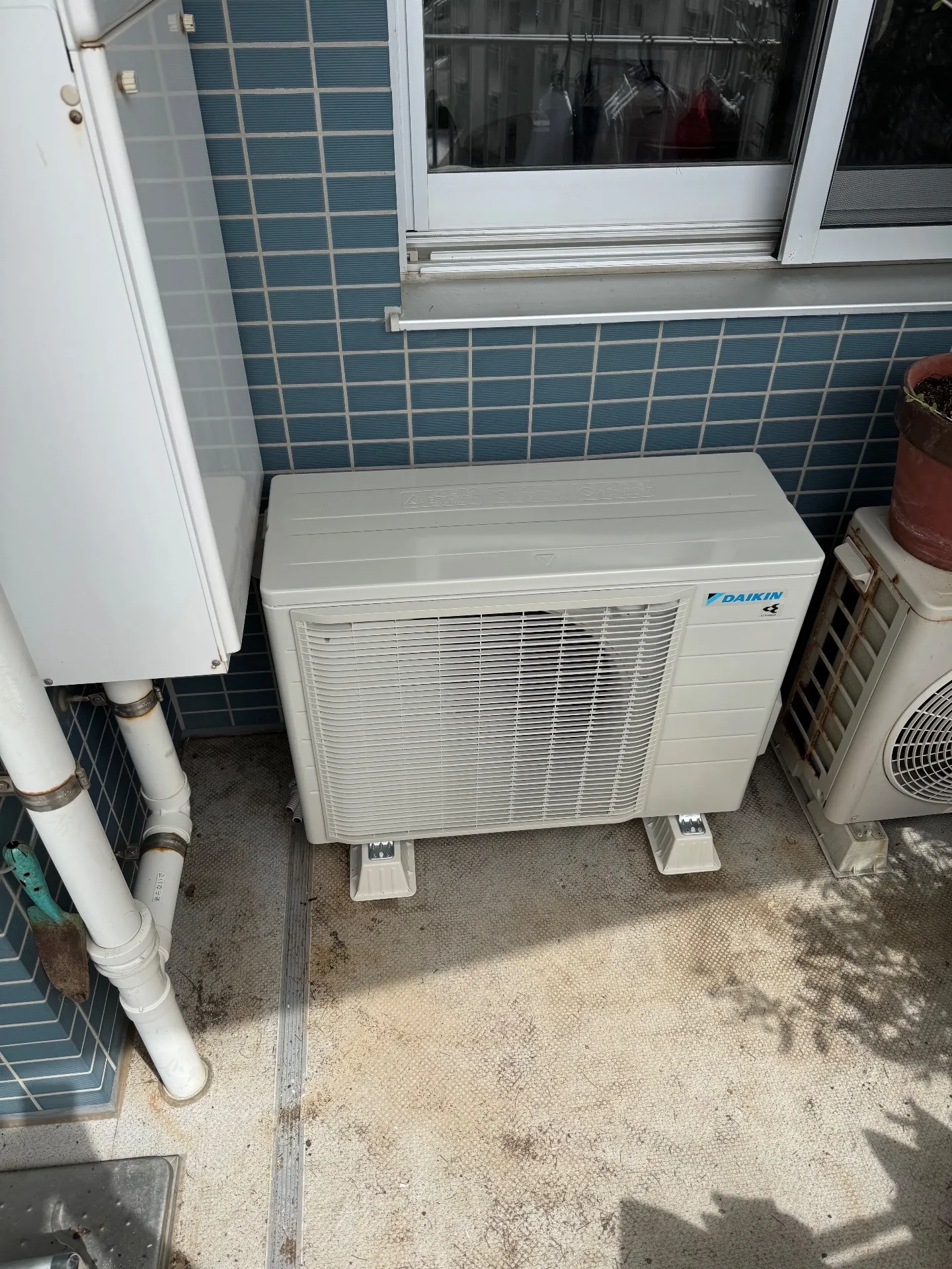 施工後室外機