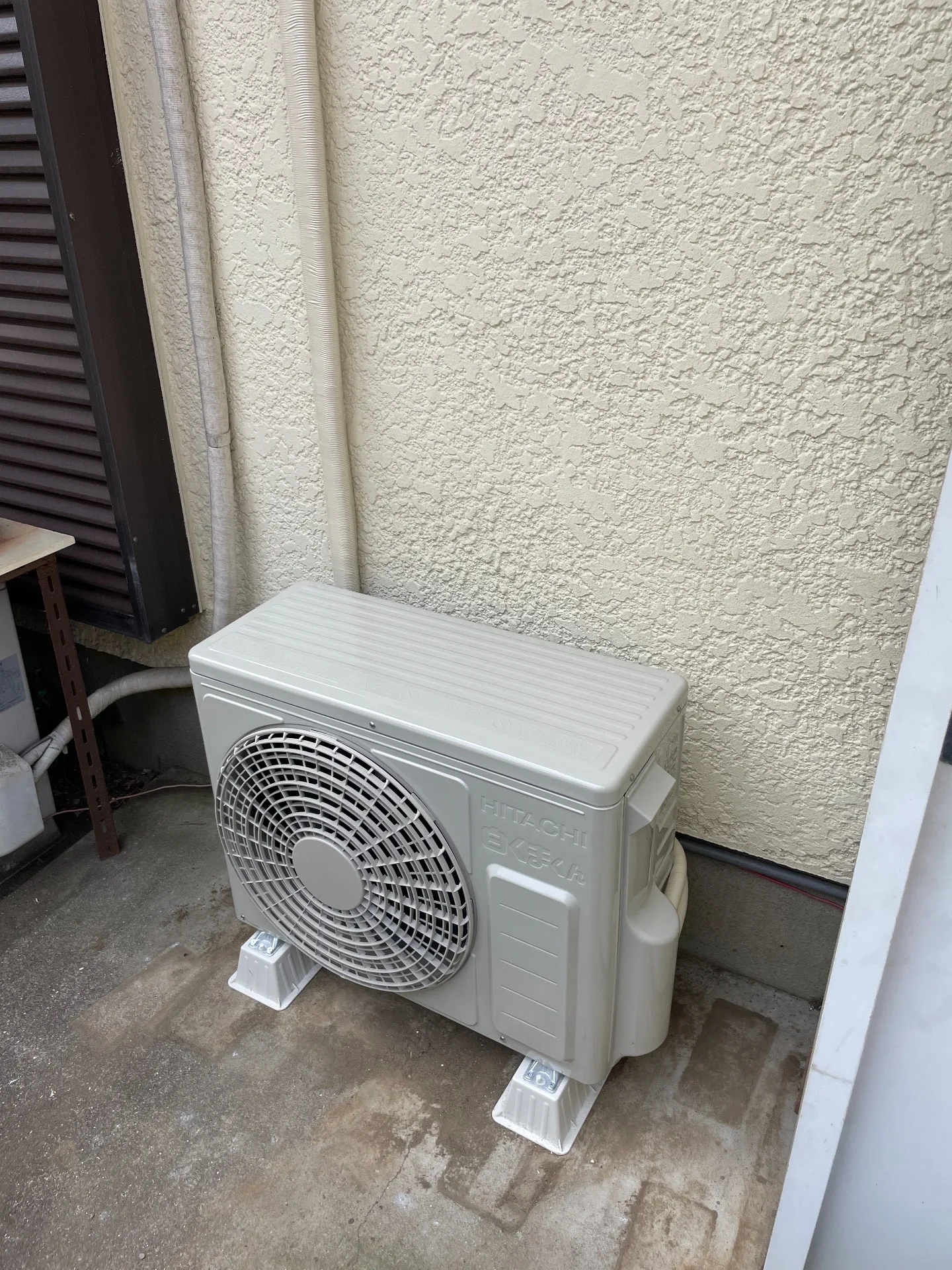 施工後配管接続部