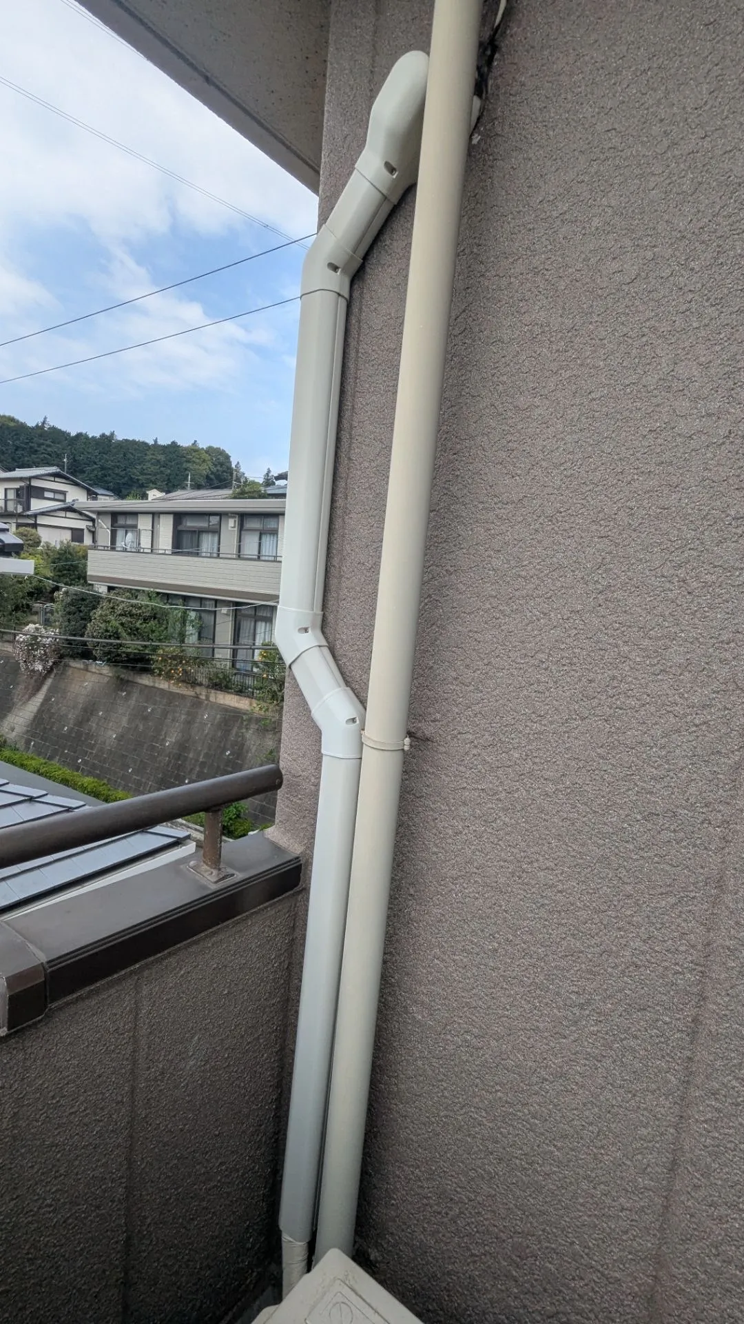 施工前配管カバー