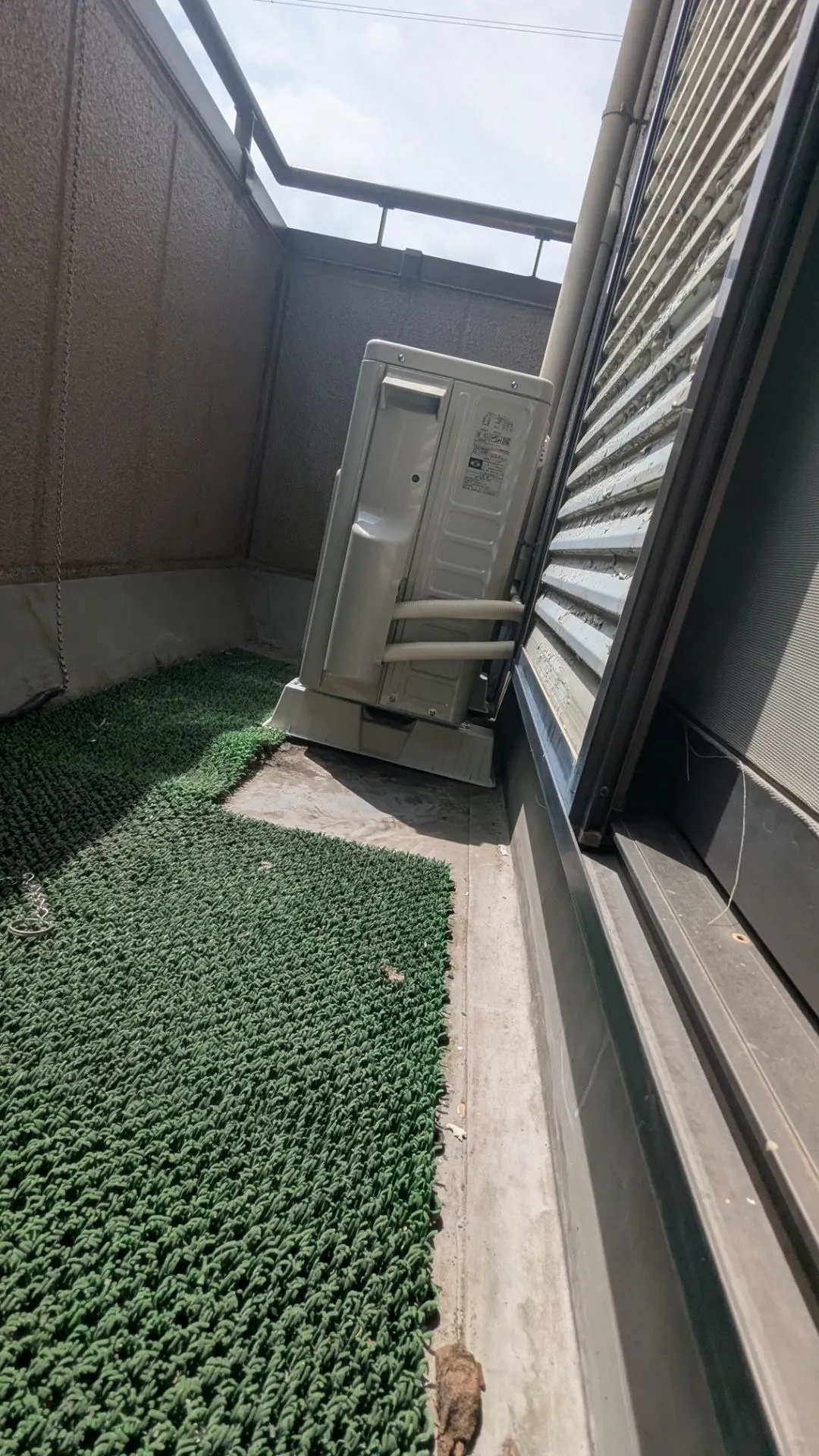 施工後配管接続部