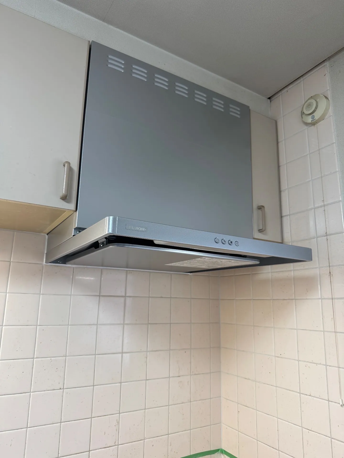 施工後レンジフード