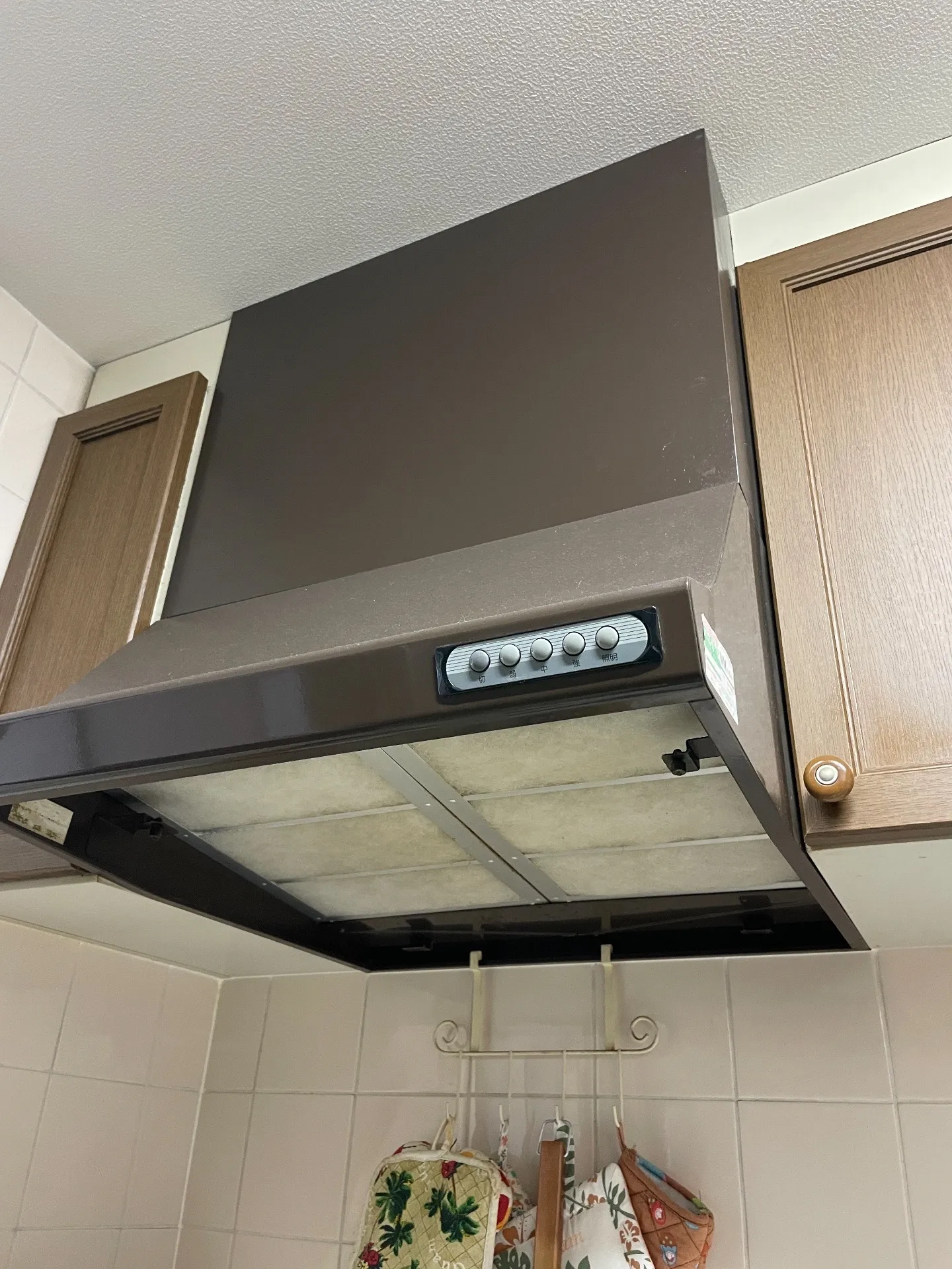 施工前レンジフード