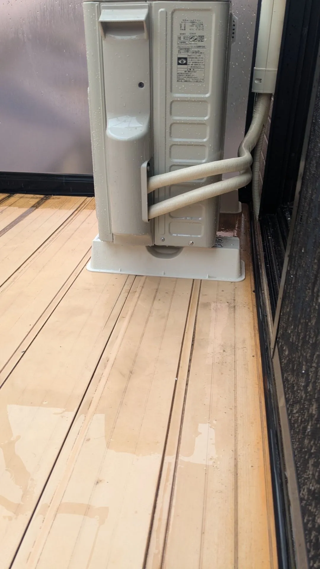 施工後配管接続部