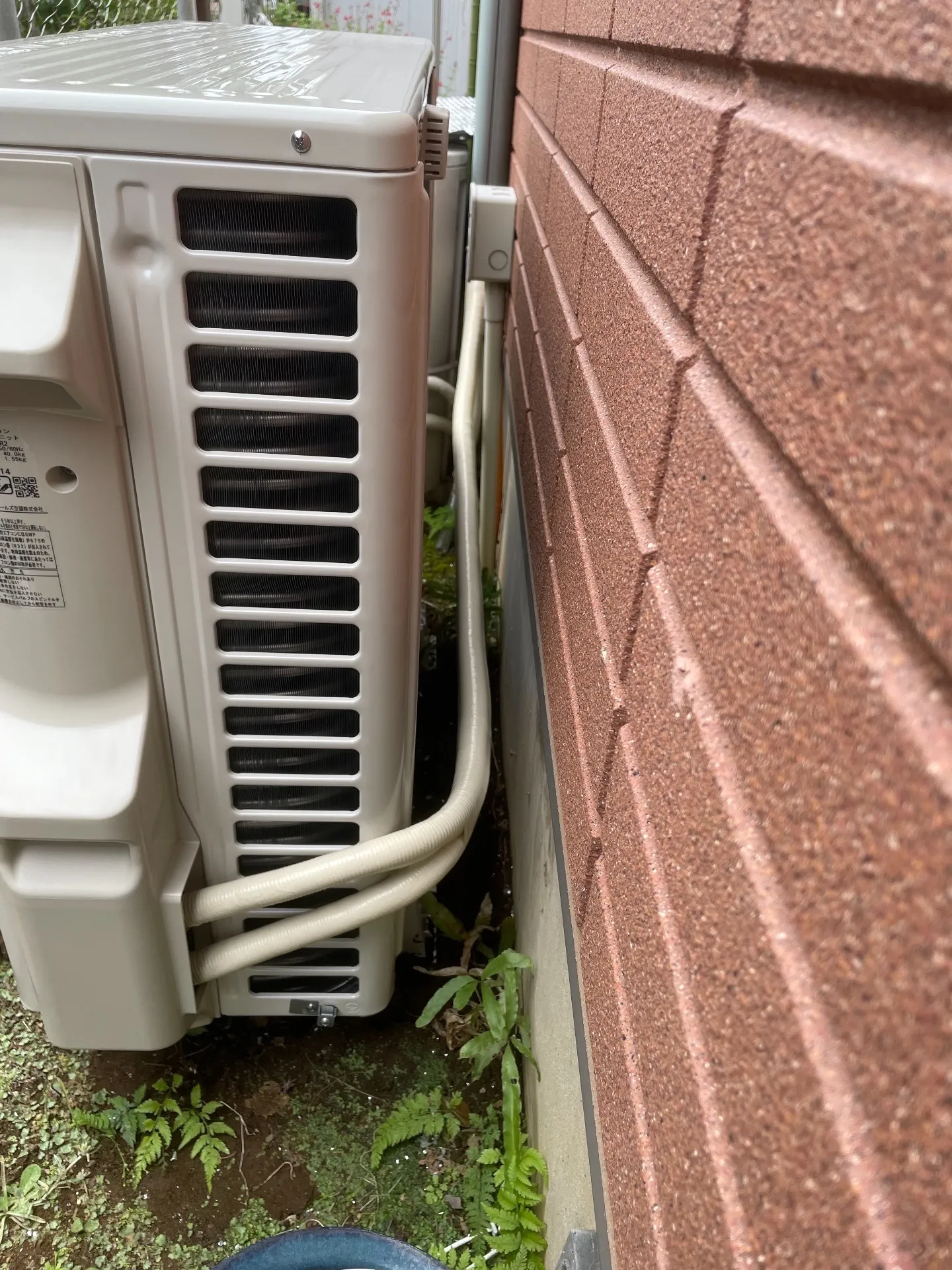 施工後屋外配管