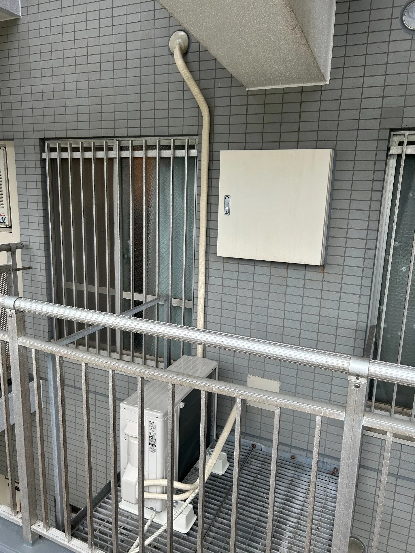 施工後配管接続部