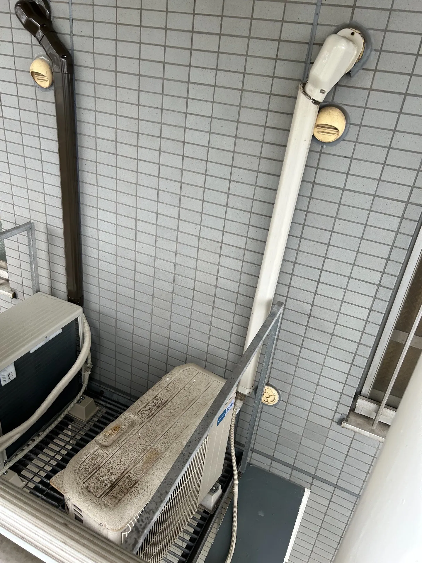 施工前取り外し配管