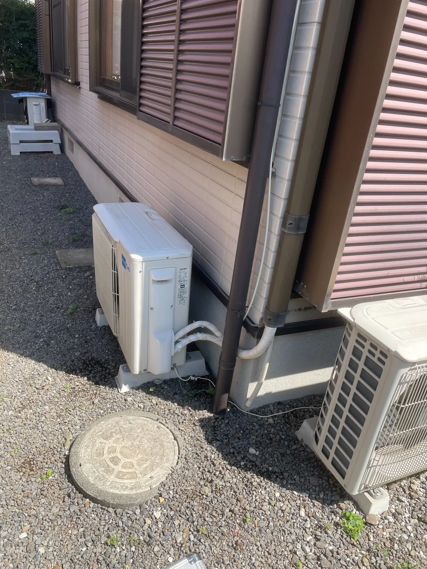 施工前配管接続部