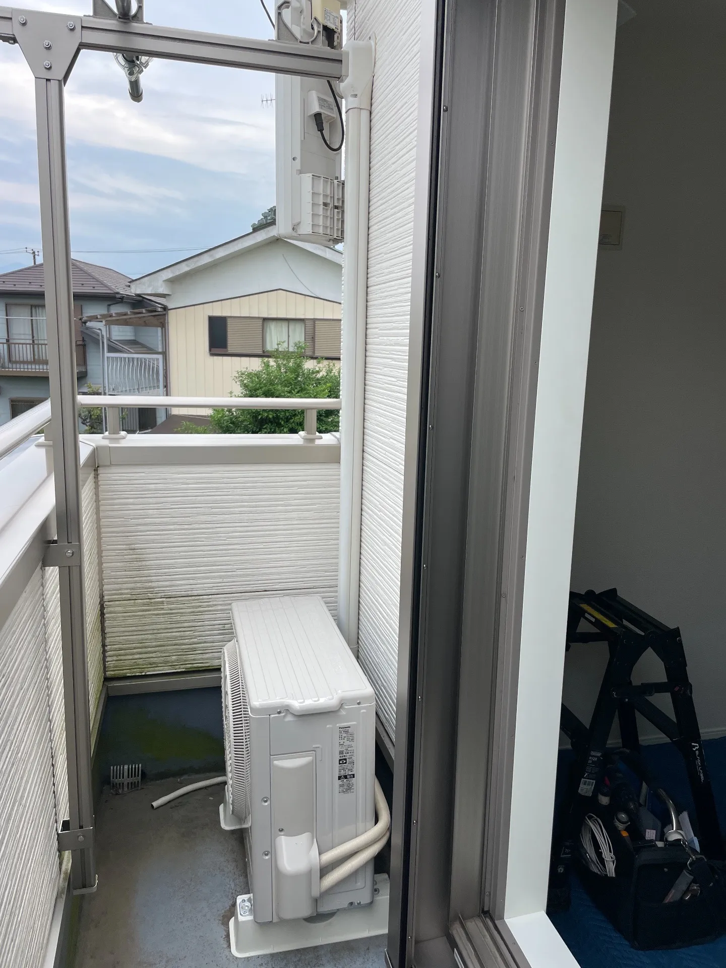 施工後室外機