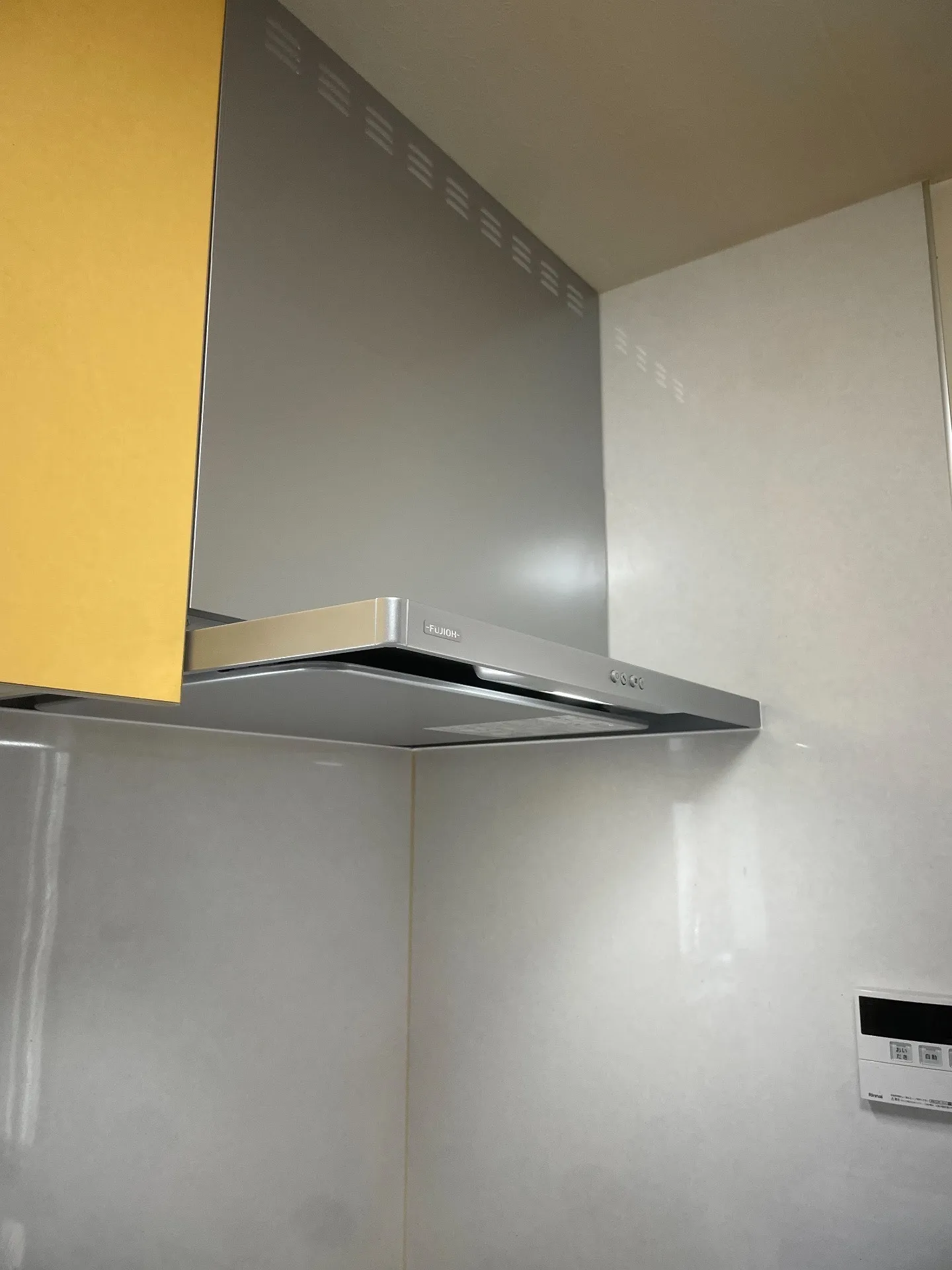 施工後レンジフード