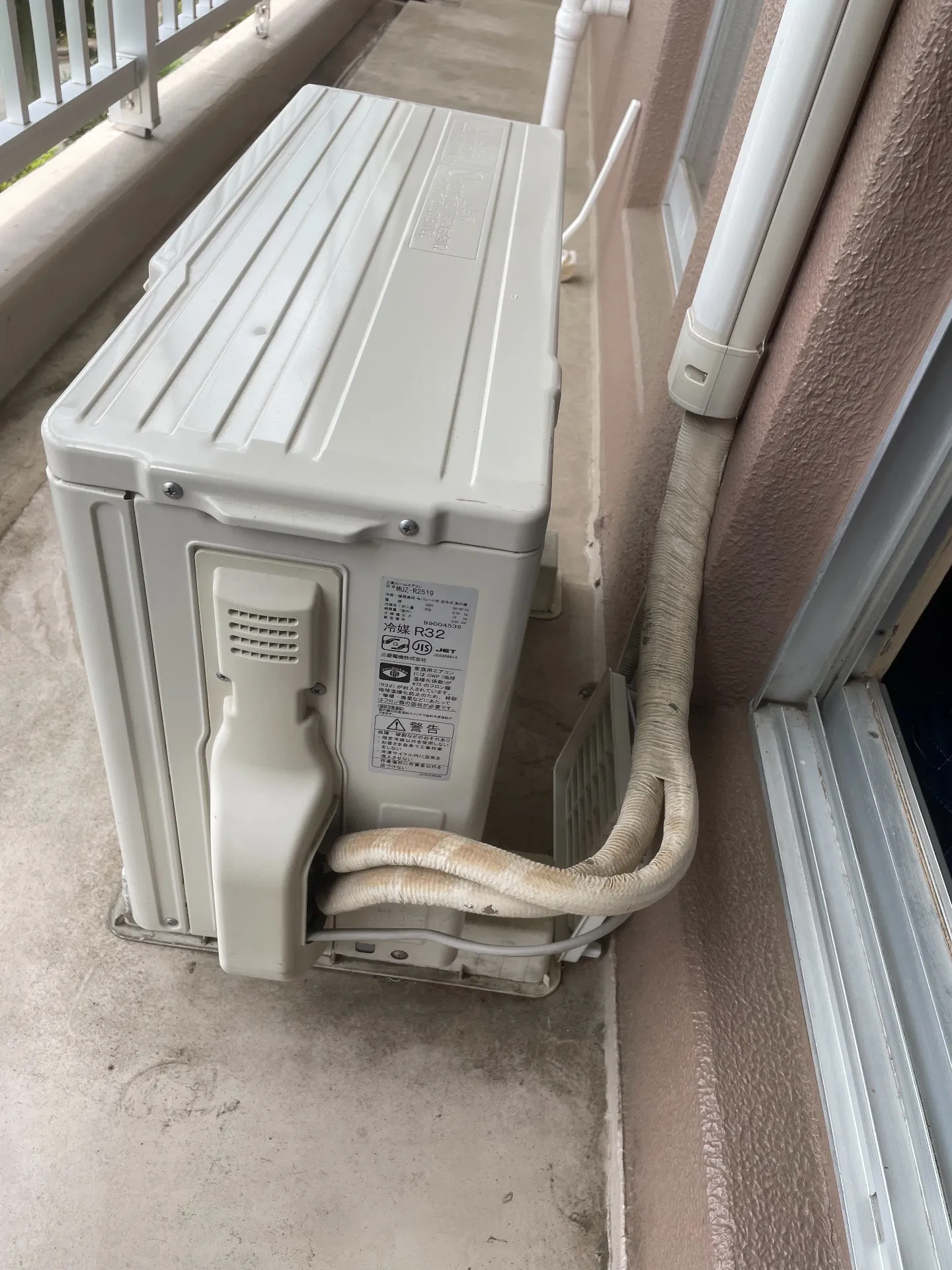 施工前配管接続部