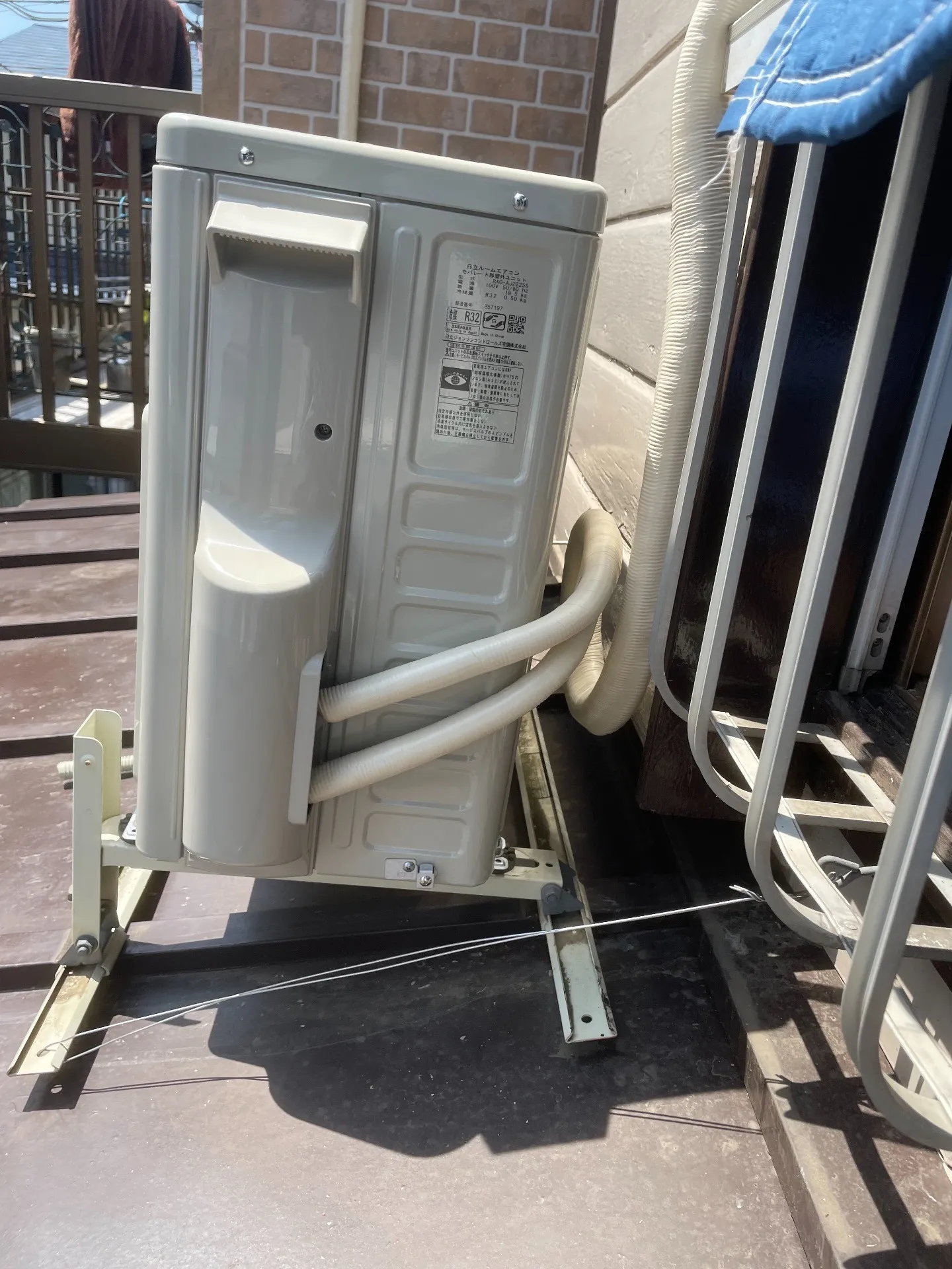 施工後配管接続部