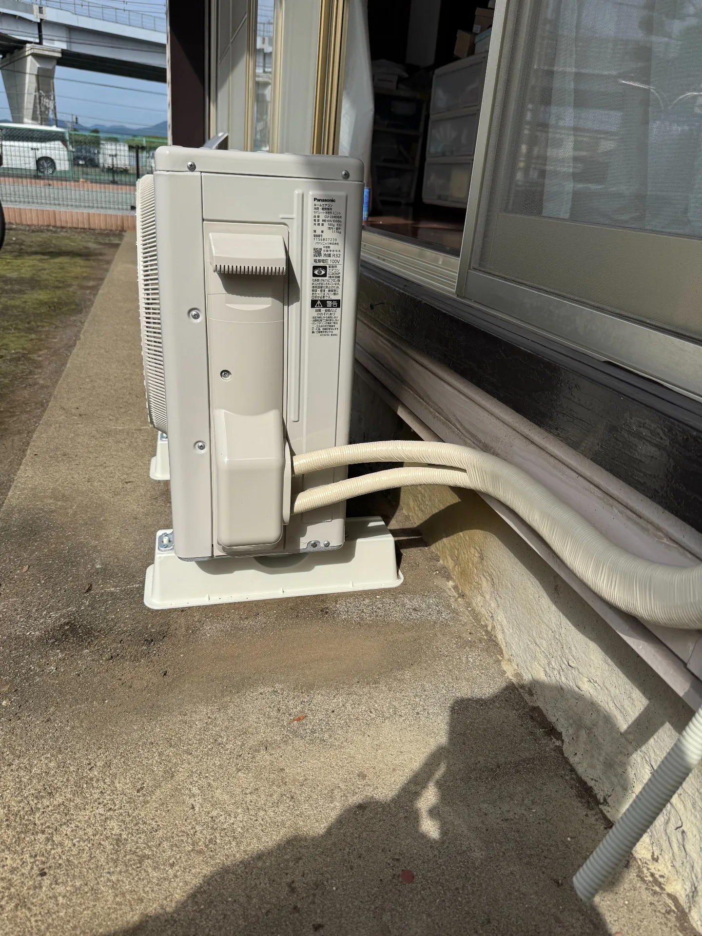 施工後配管接続部