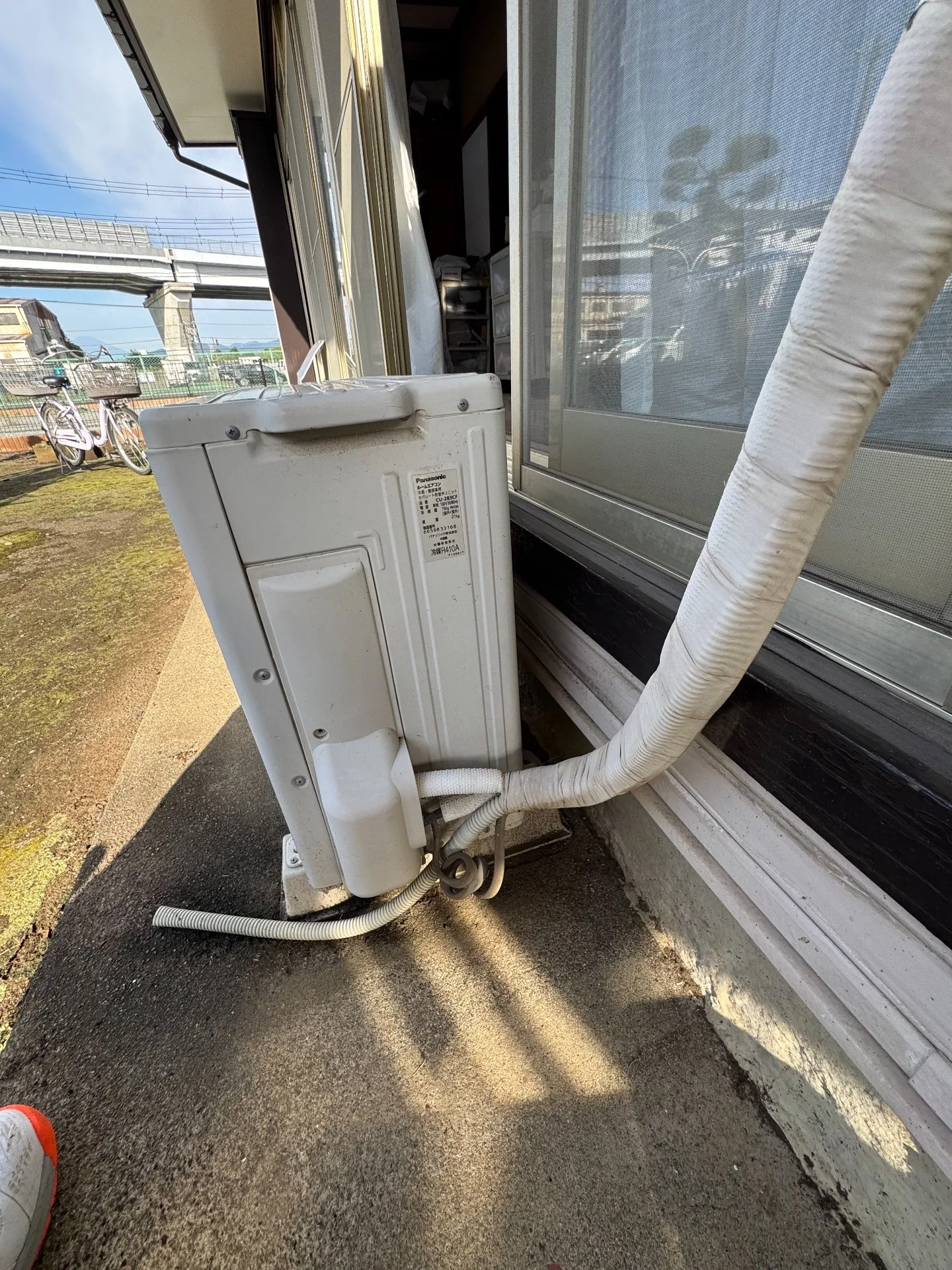 施工後配管接続部