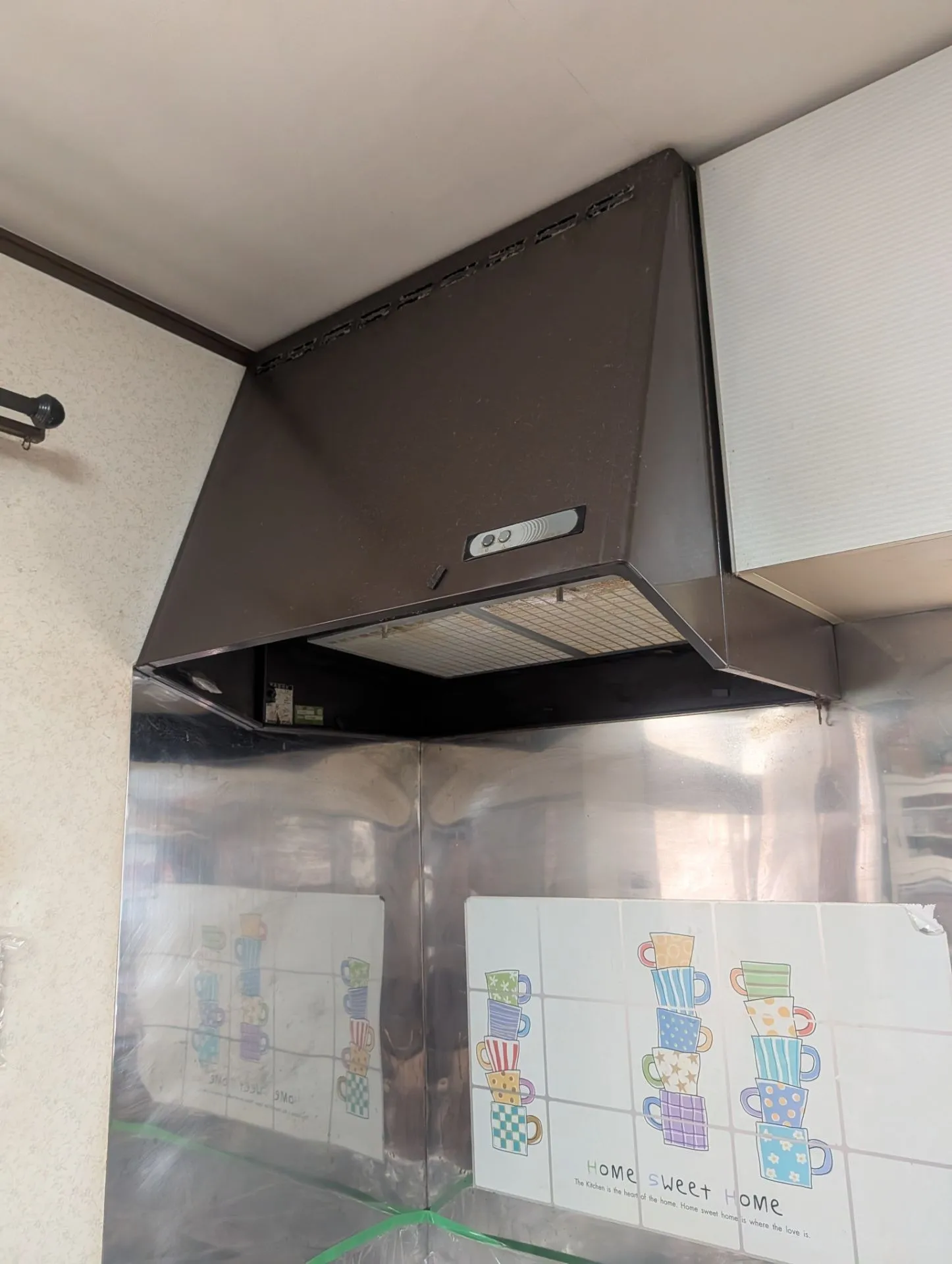 施工前レンジフード