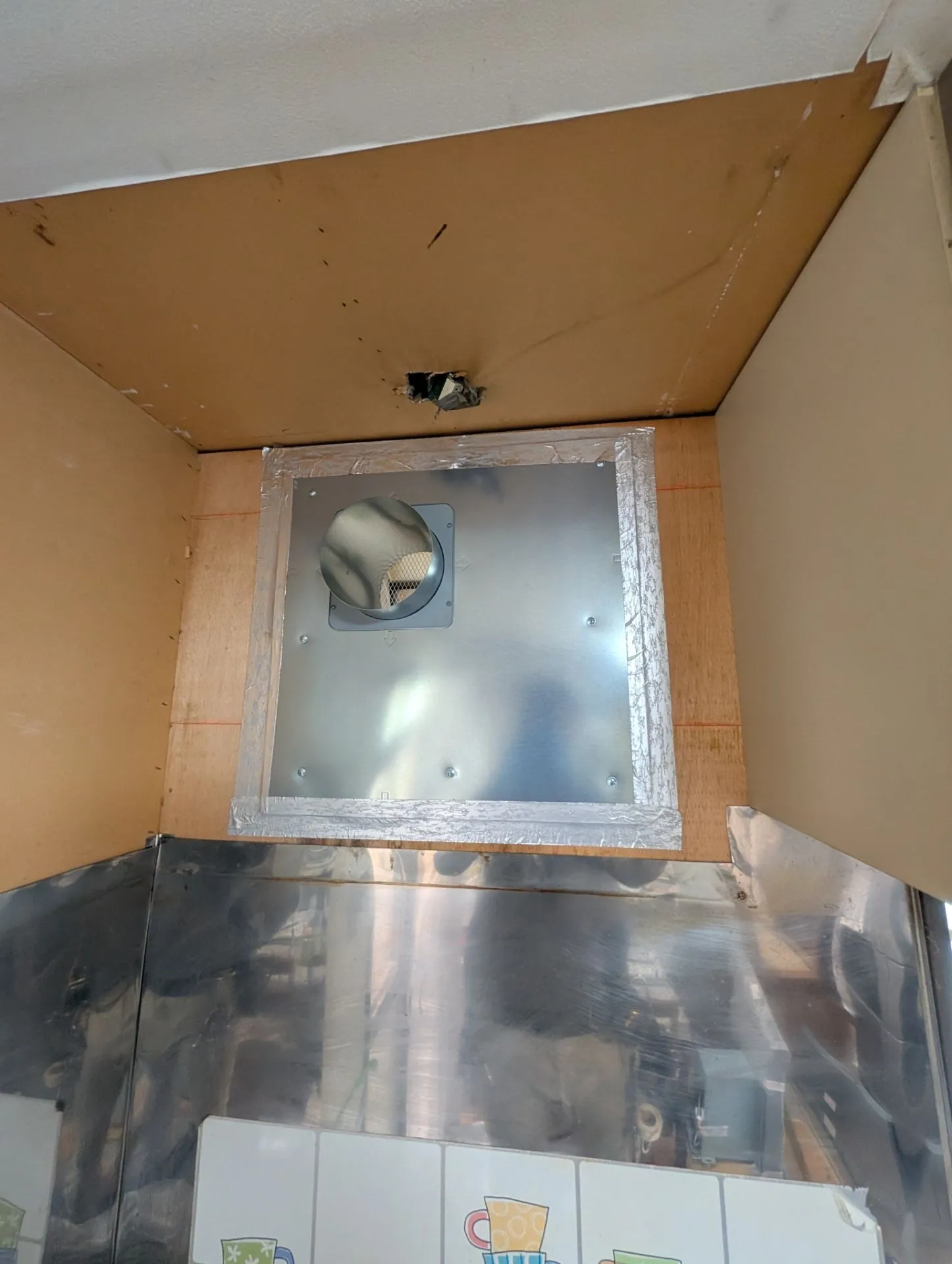 施工後排気ダクト