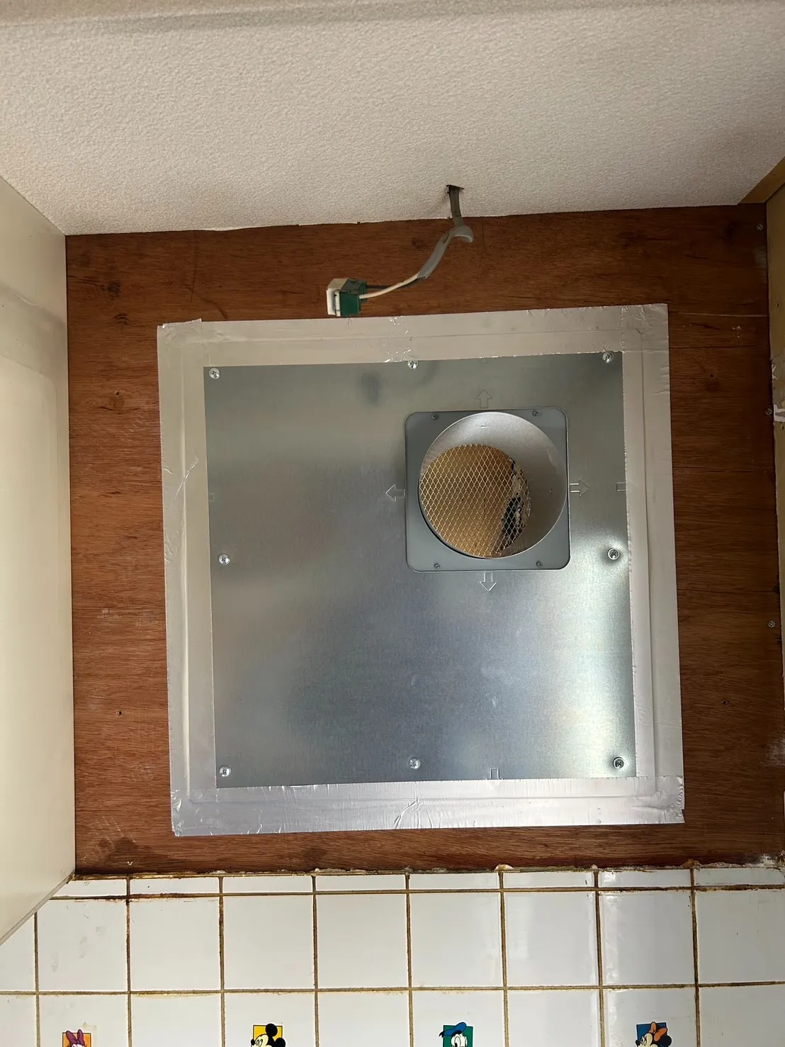 排気口ダクト処理