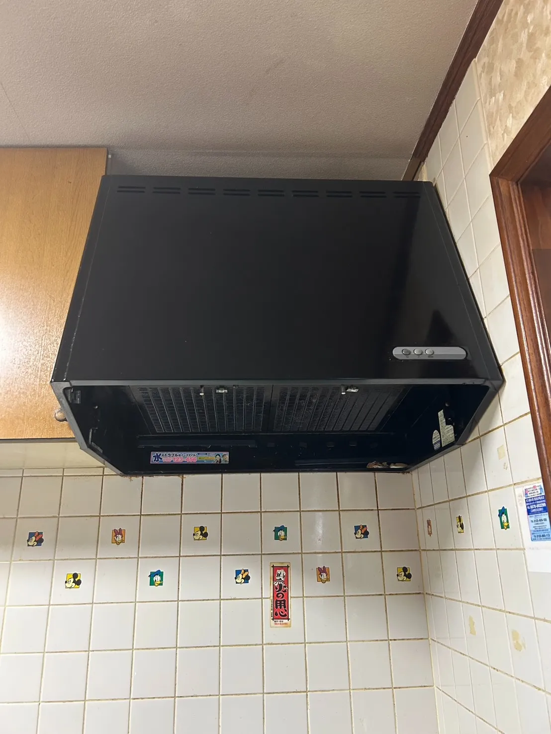 施工前レンジフード