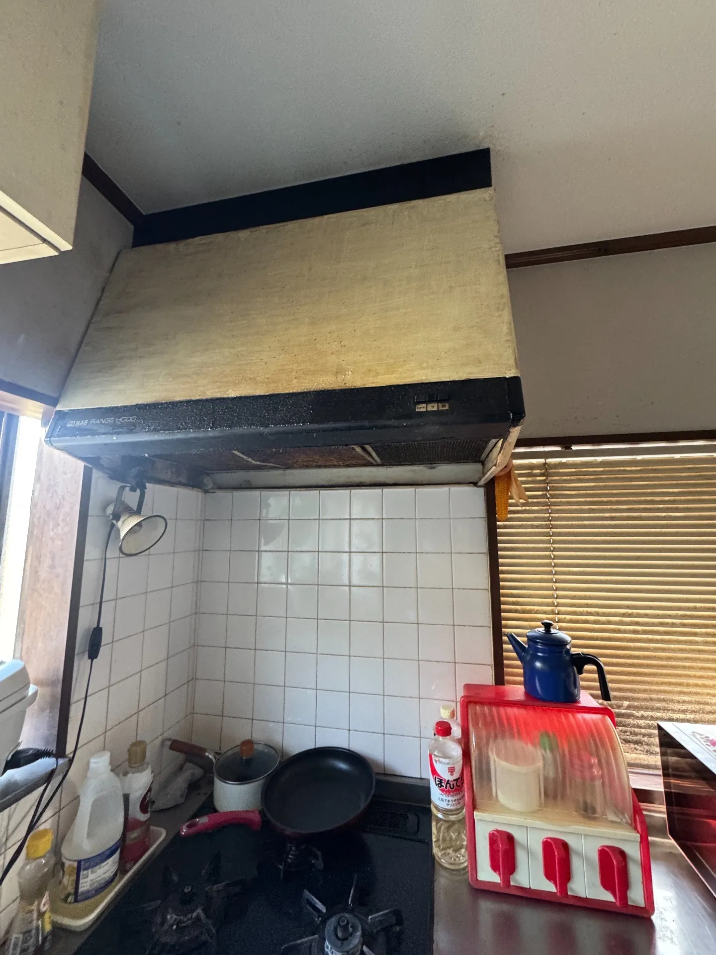施工前レンジフード