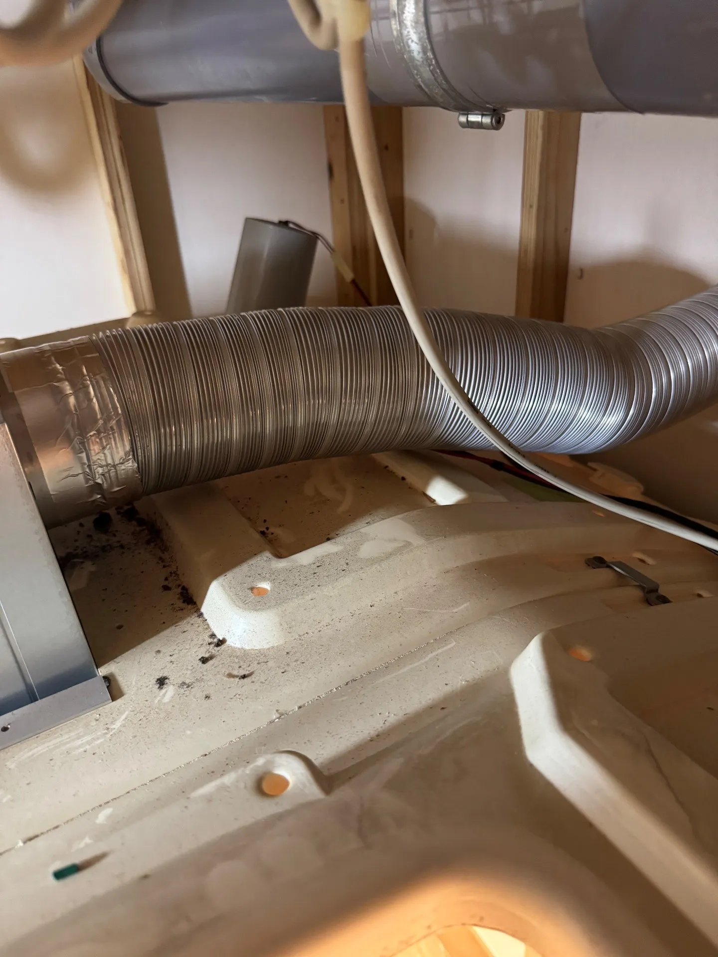 施工後排気ダクト