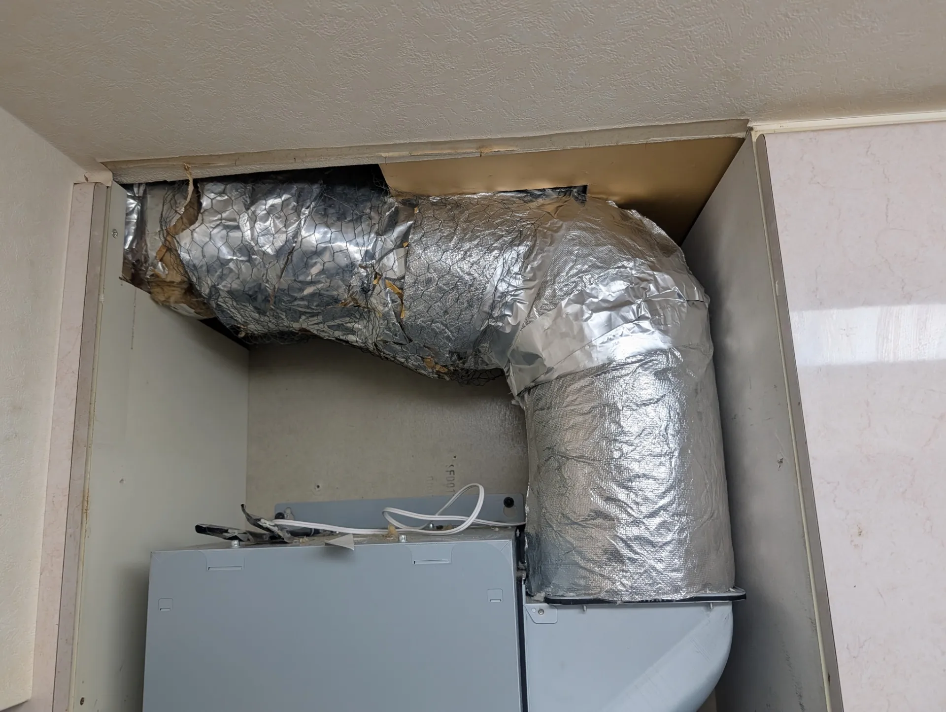 施工後配管断熱