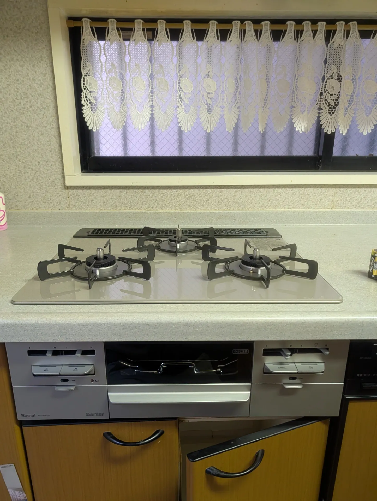 施工後ビルトインガスコンロ