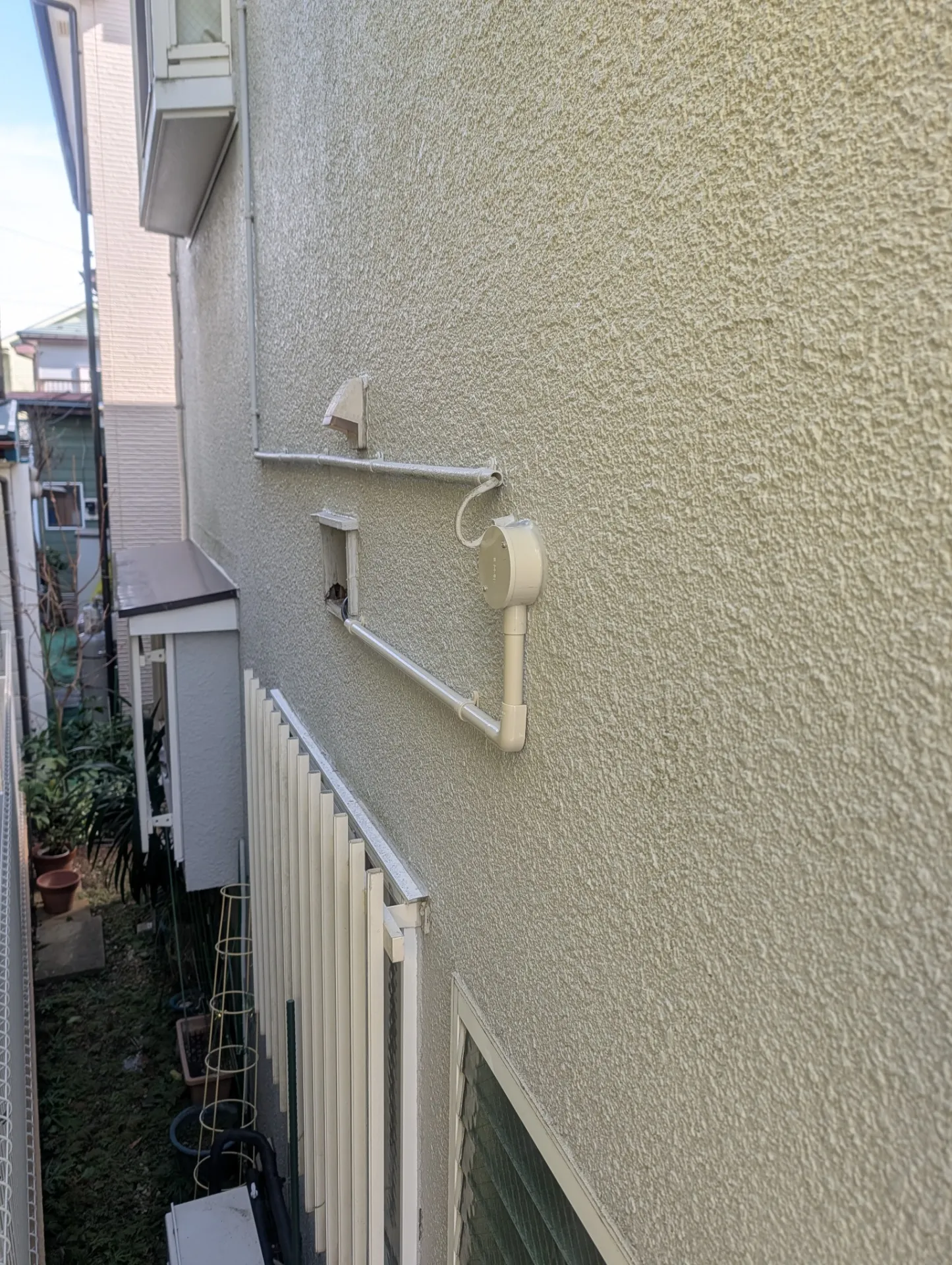 施工後脱衣所リモコン