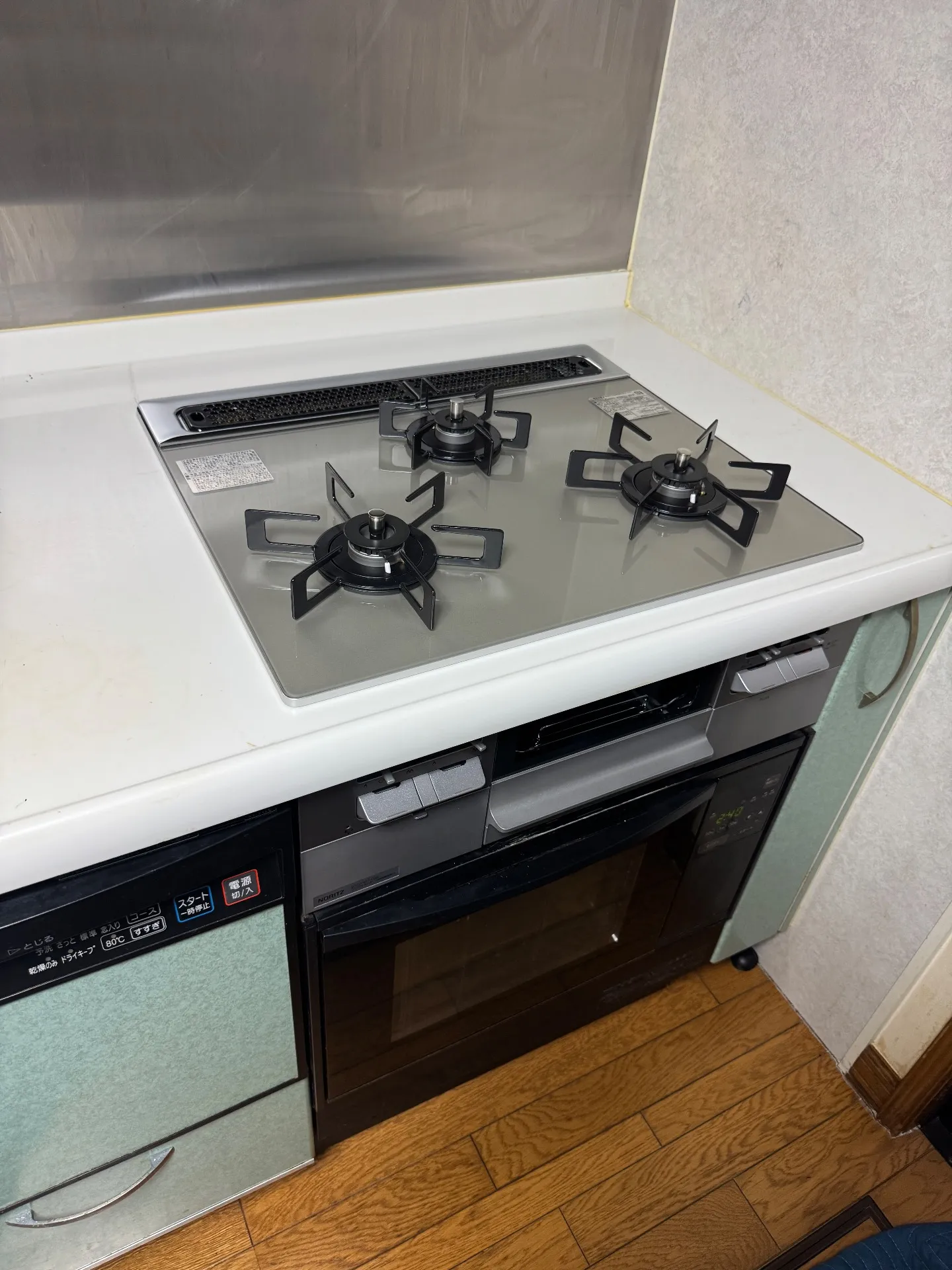 ビルトインガスコンロ