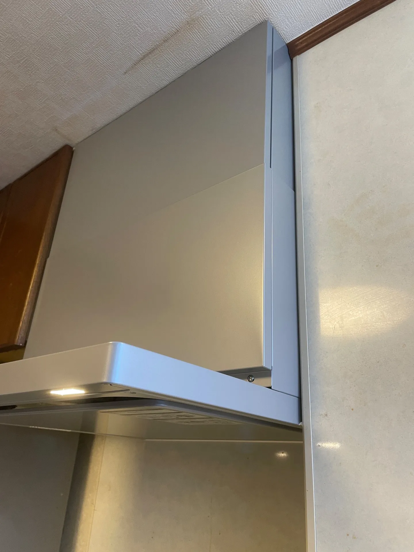 施工後レンジフード