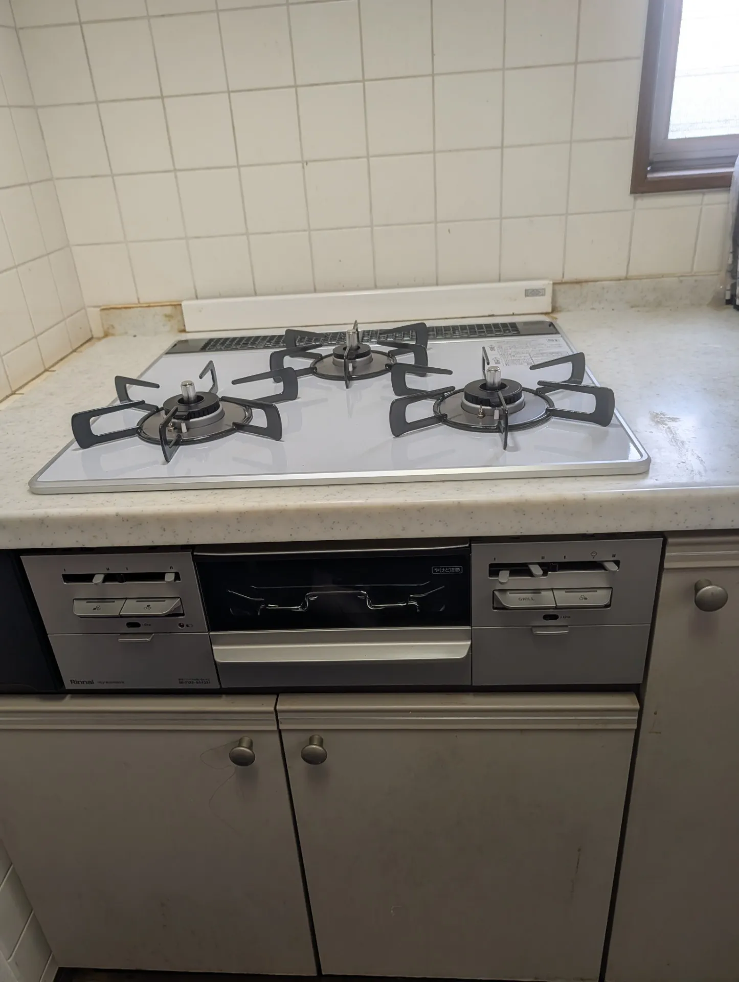 施工後ビルトインガスコンロ