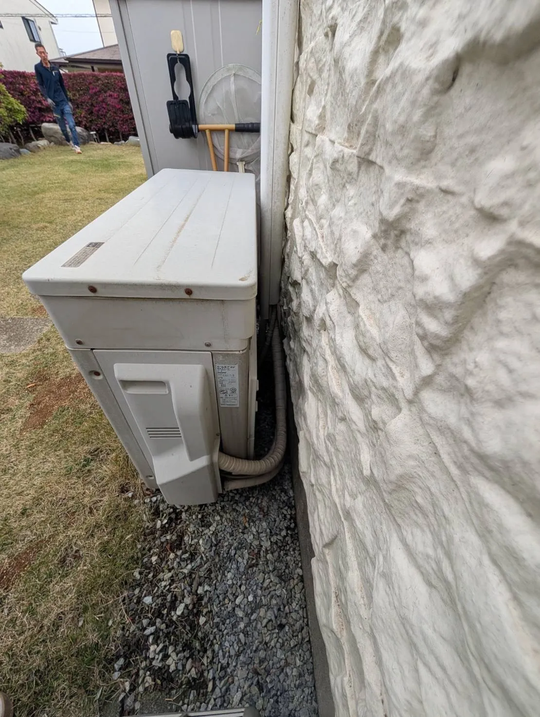 施工前室外機配管