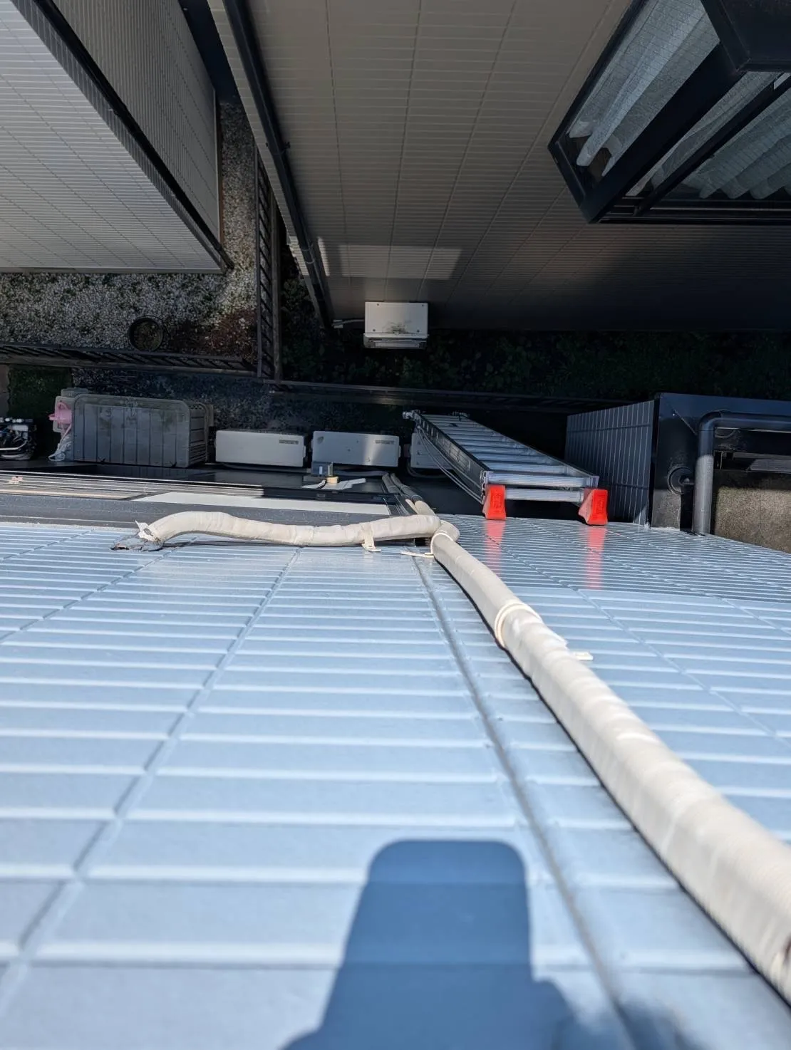 施工前屋外配管