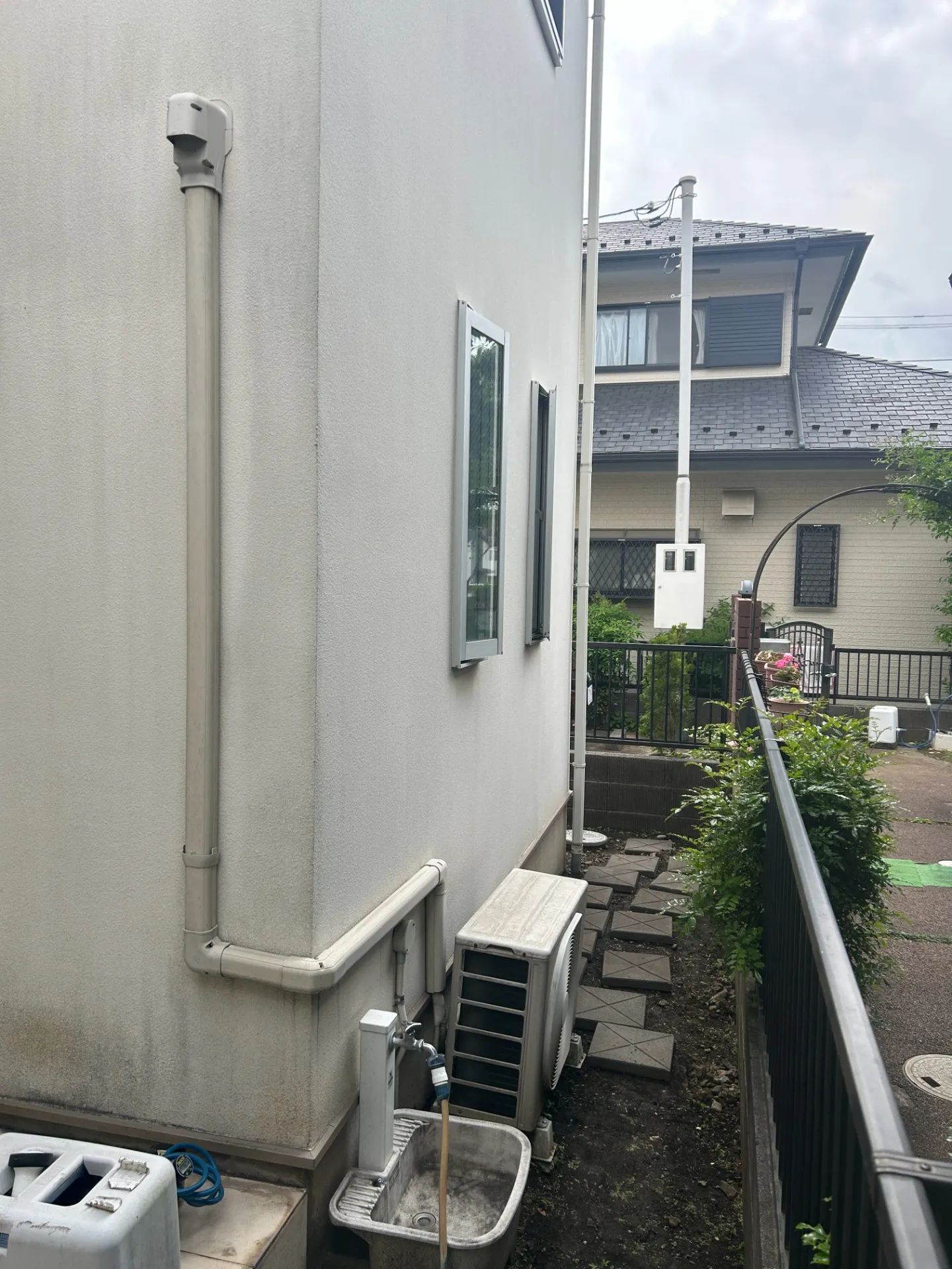 施工前屋外配管