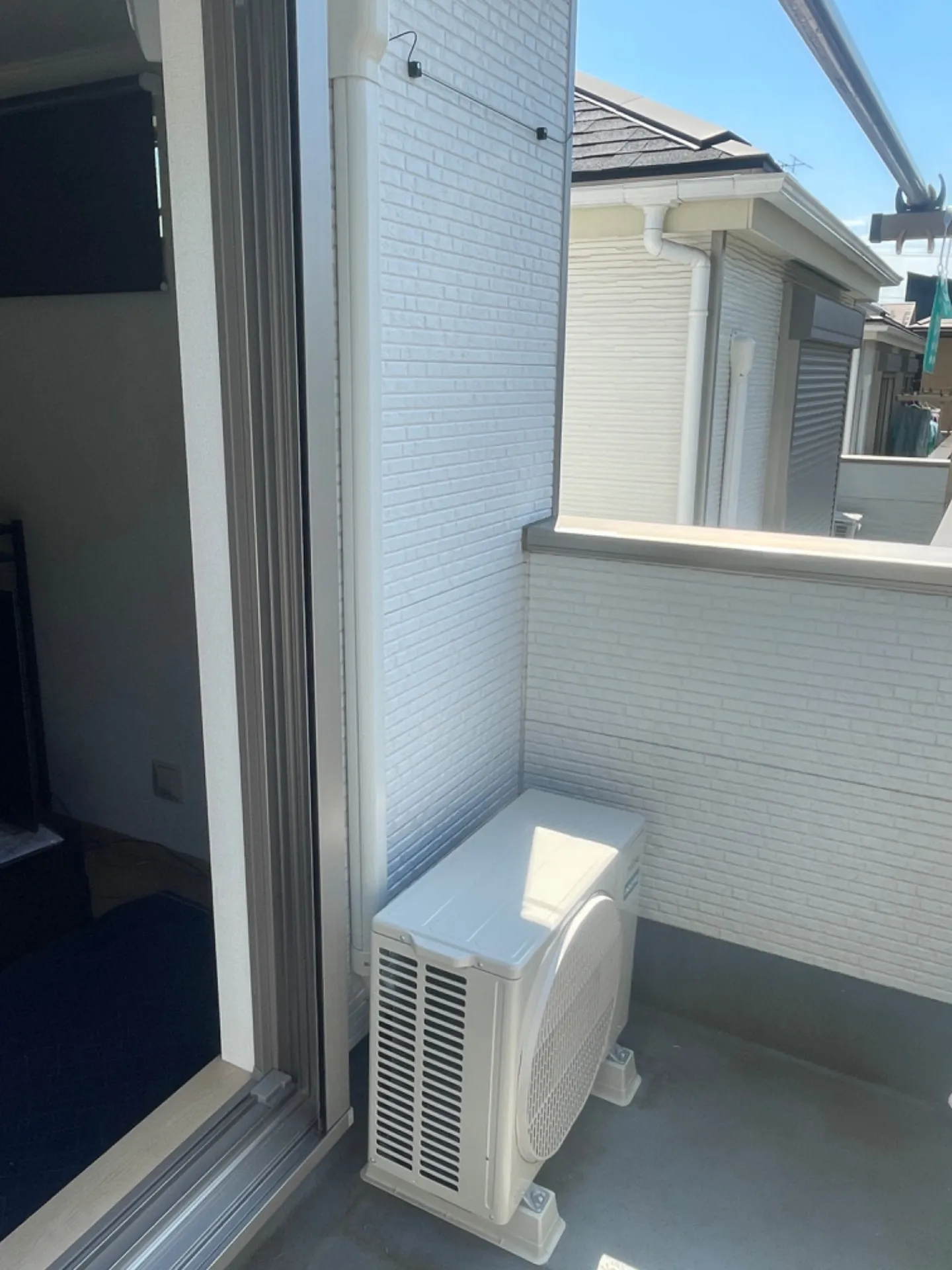 施工後室外機